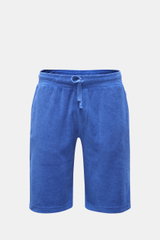 04651/ A trip in a bag Frottee-Bermudas 'Oyster' blau