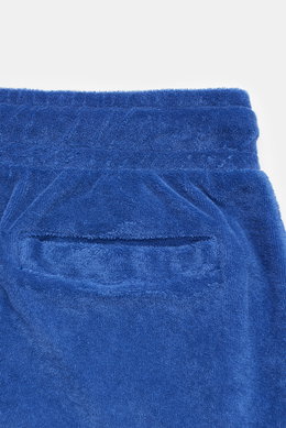04651/ A trip in a bag Frottee-Bermudas 'Oyster' blau