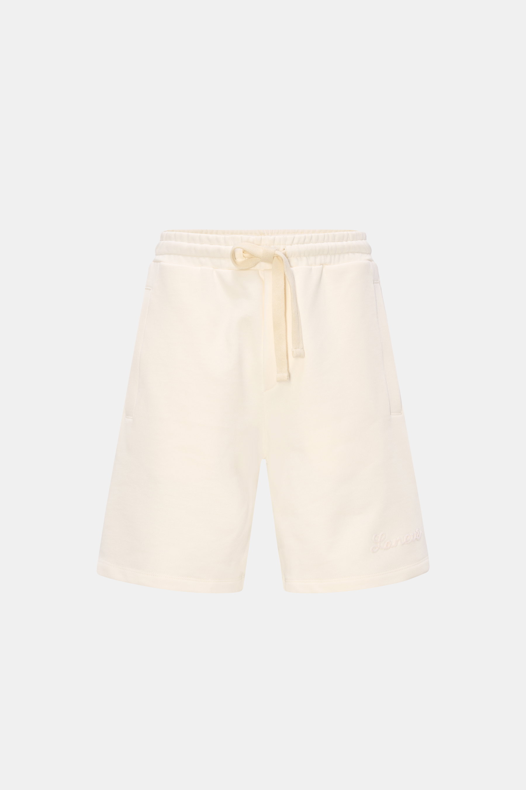 Laneus Sweat-Shorts offwhite