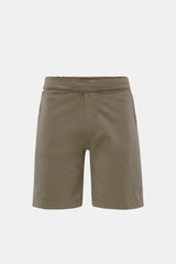 04651/ A trip in a bag Sweat-Shorts oliv