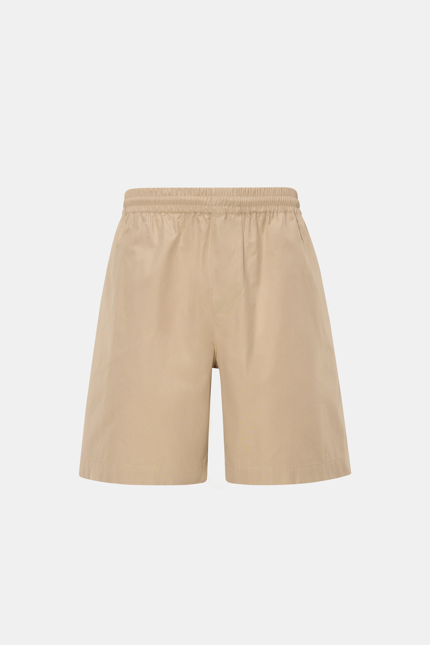 Front view of A.P.C. Shorts sand in light beige with elastic waistband and relaxed fit, made from soft pure cotton.

Description: <p>Lässiger Look an warmen Tagen: Die Shorts von A.P.C. überzeugen mit ihrem zeitlosen Design und werden zum idealen Begleite