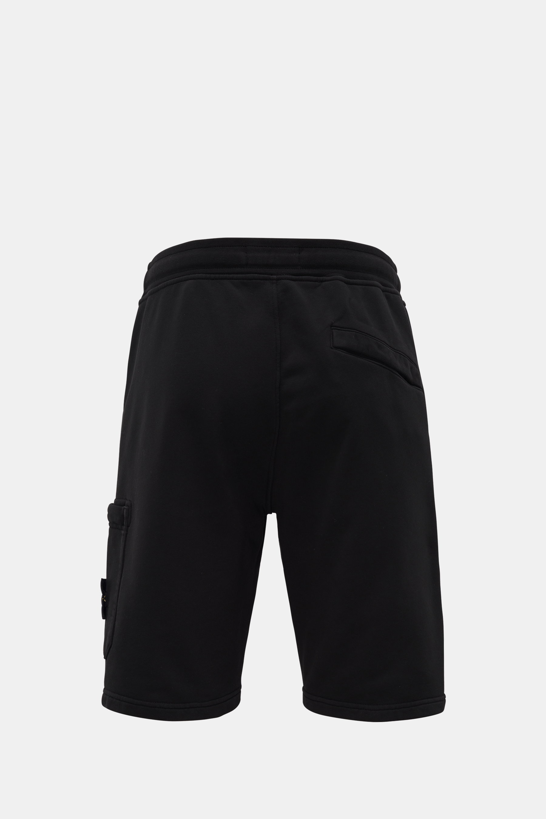 STONE ISLAND cargo sweat shorts 'Felpa' black
