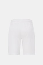 04651/ A trip in a bag Frottee-Shorts 'Terry' weiß, Rückansicht, weicher Baumwoll-Frottee, Regular Fit, elastischer Bund, französische Taschen.