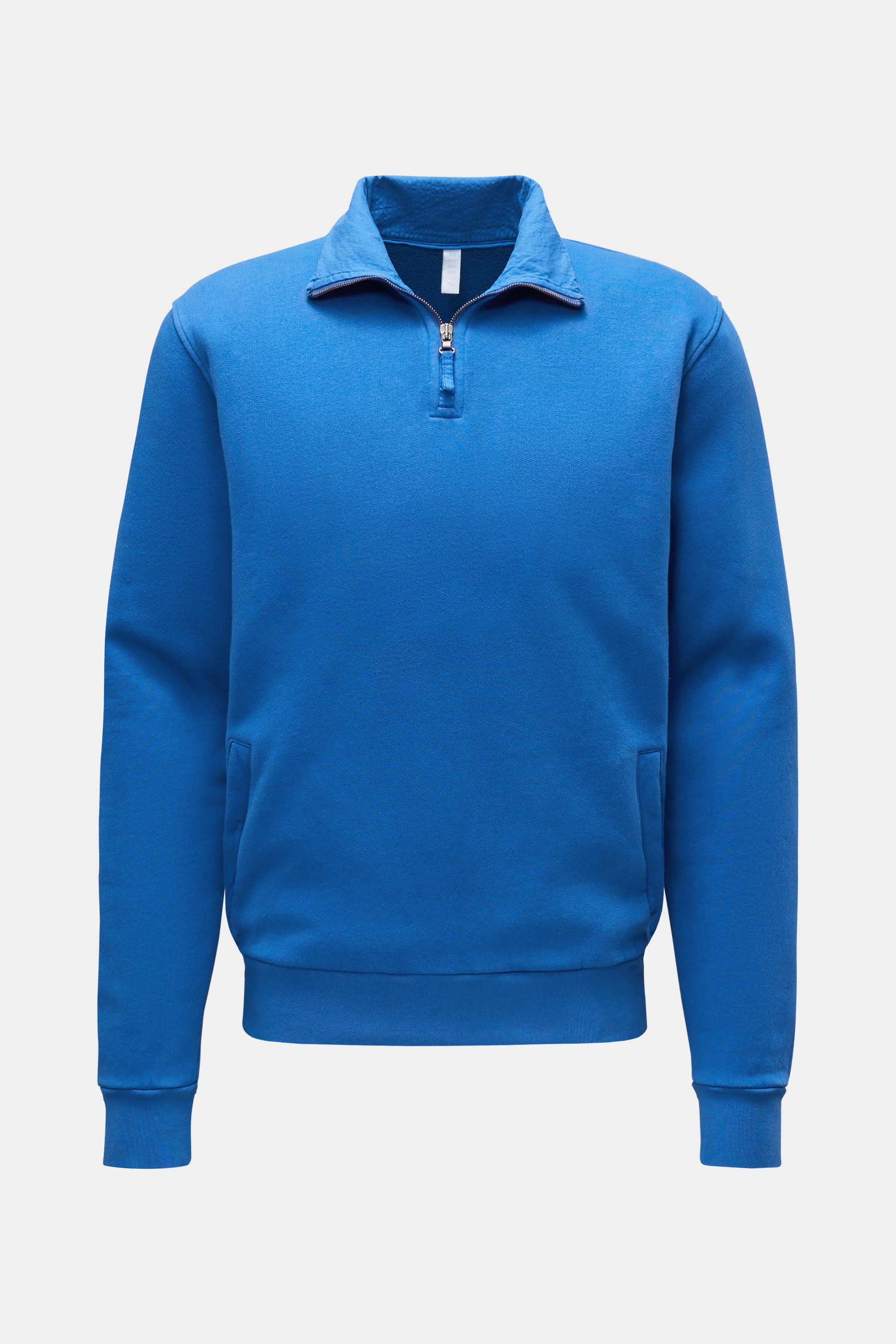 Sweat-Troyer 'Quarter Zip' blau