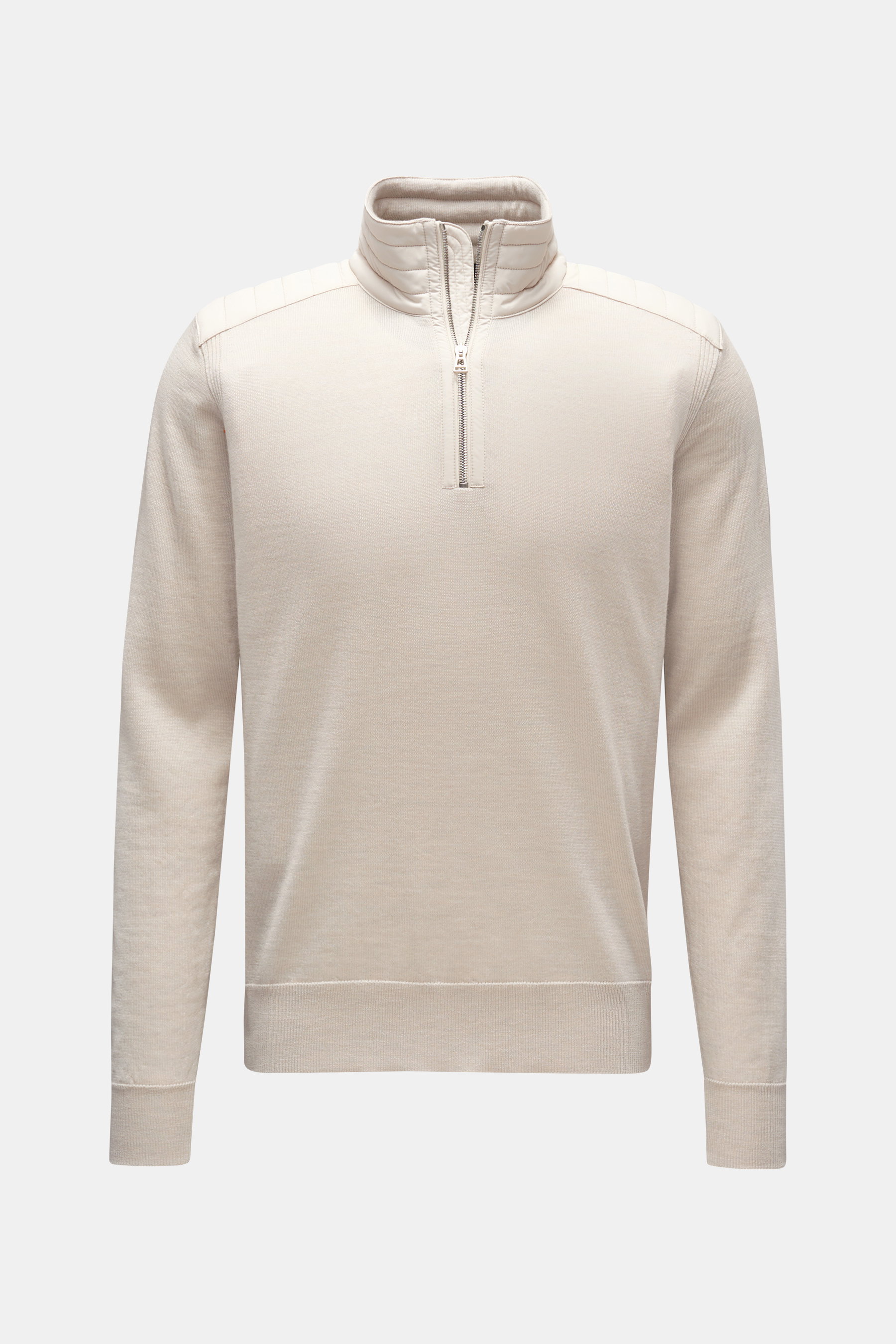 Belstaff Half-zip jumper 'Klimington' cream