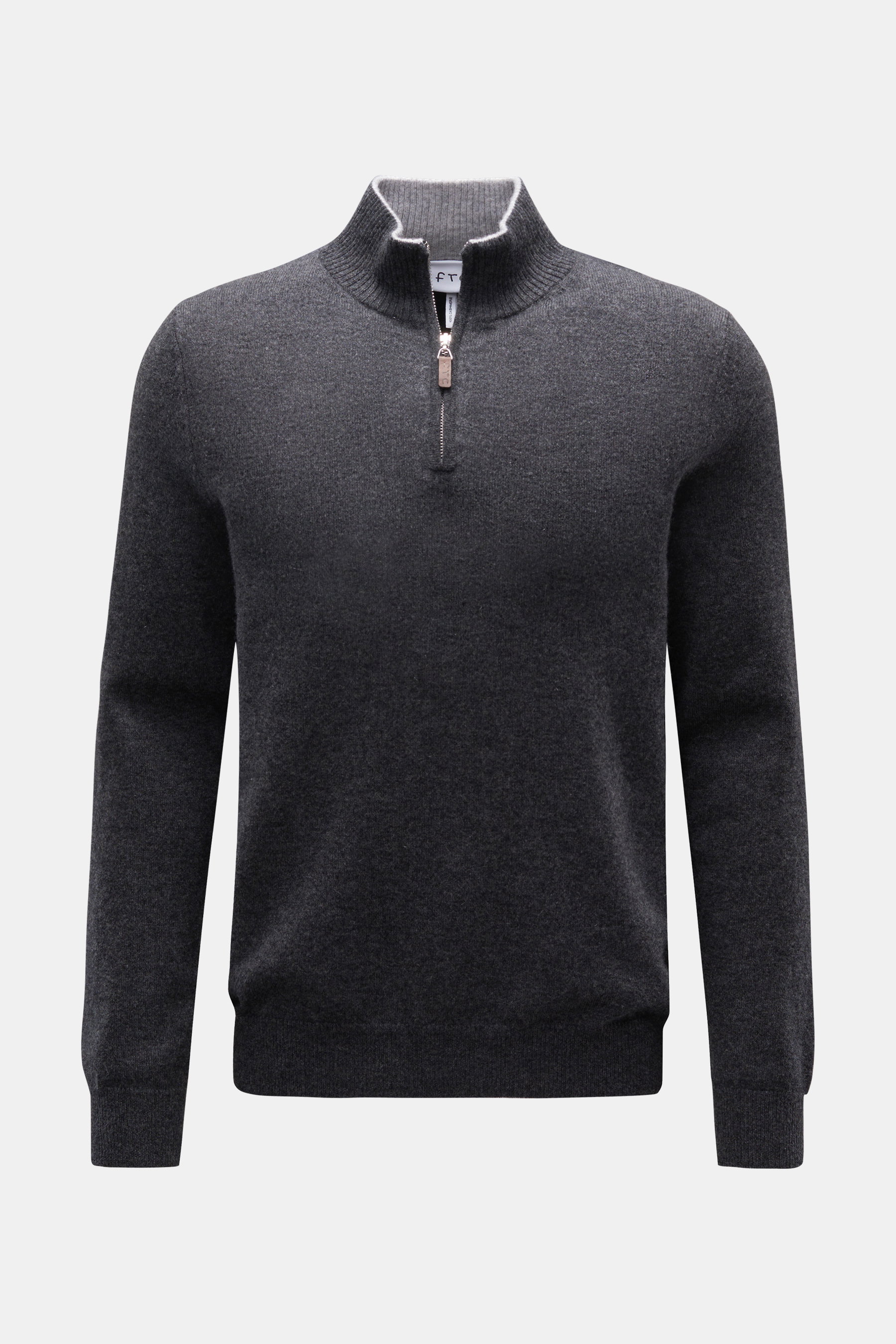 FTC Cashmere Troyer dunkelgrau