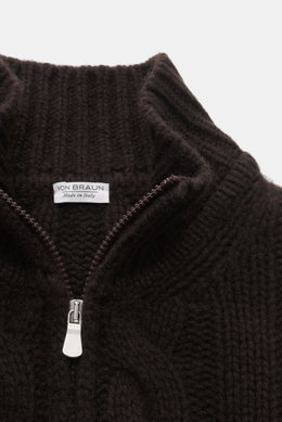 von Braun Cashmere Troyer dunkelbraun