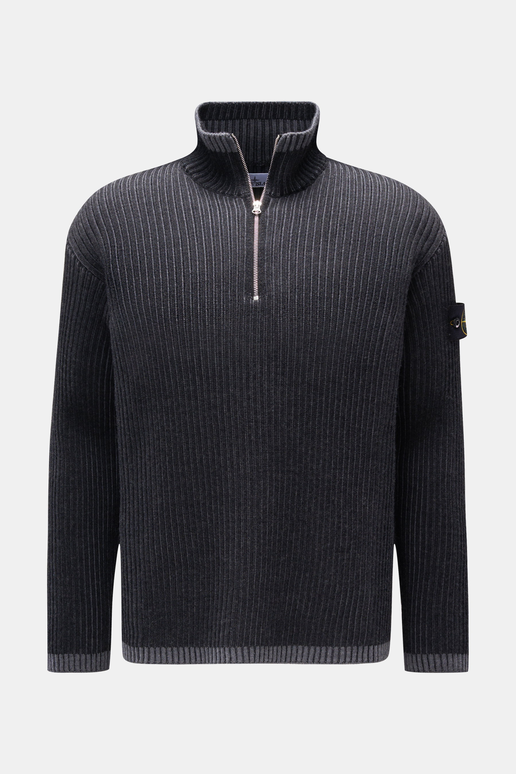 Stone Island Troyer 'Vanise RWS' anthrazit/grau gestreift