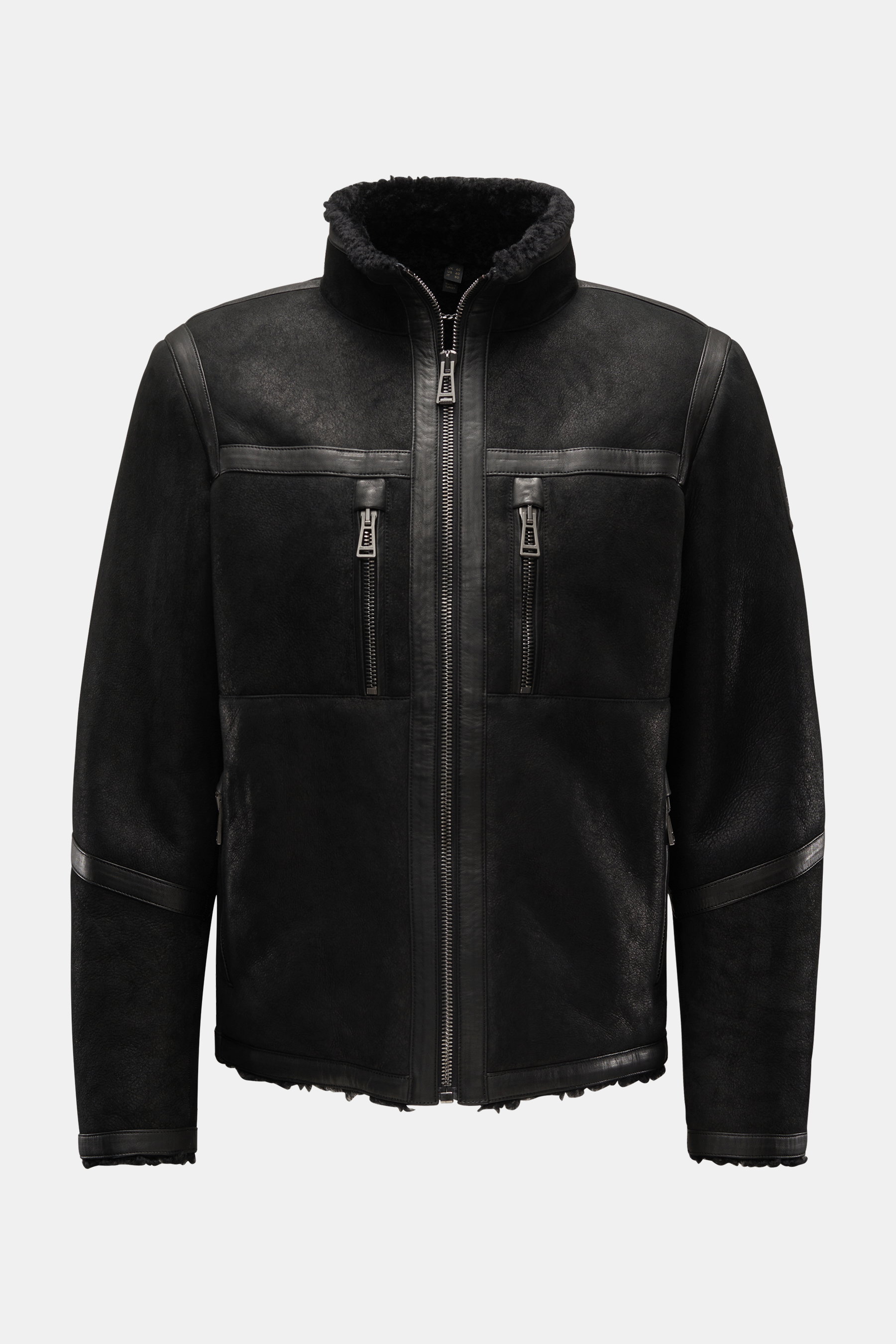 Belstaff Lammfelljacke 'Tundra' schwarz