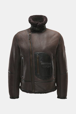 Belstaff Lammfelljacke 'Buxton Phoenix' braun
