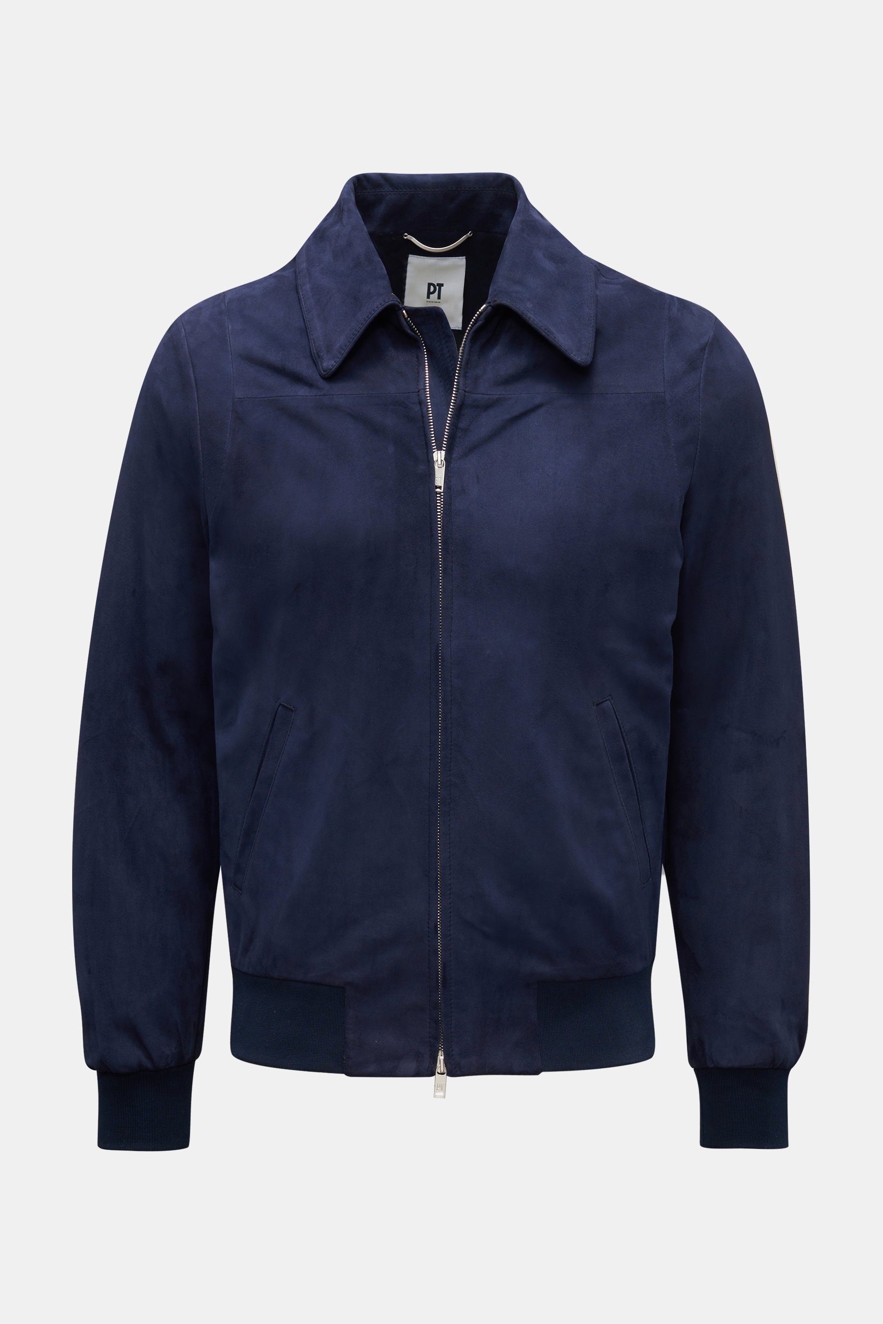 PT Torino Veloursleder-Blouson navy