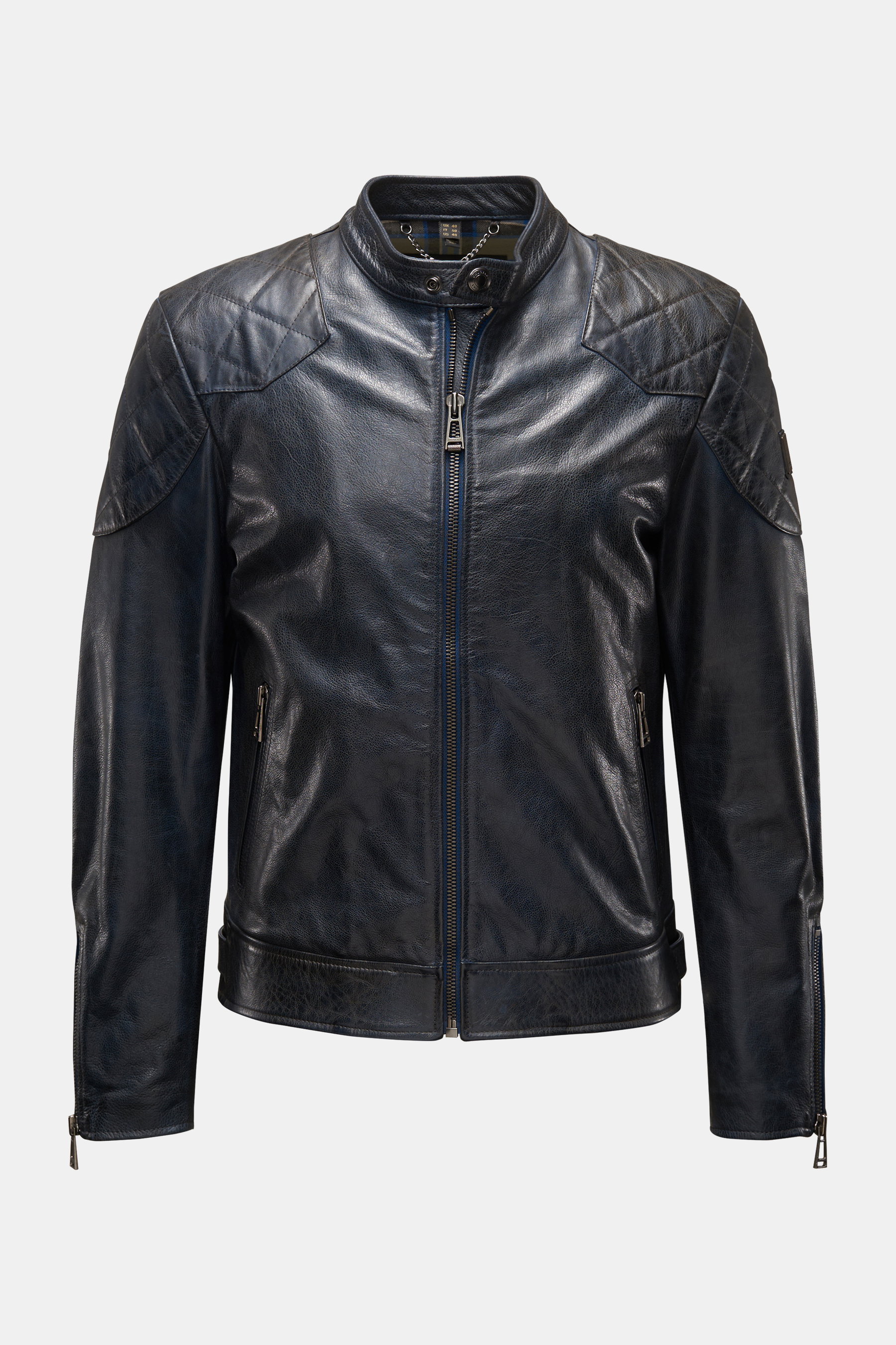 Belstaff Leather jacket 'Outlaw' navy