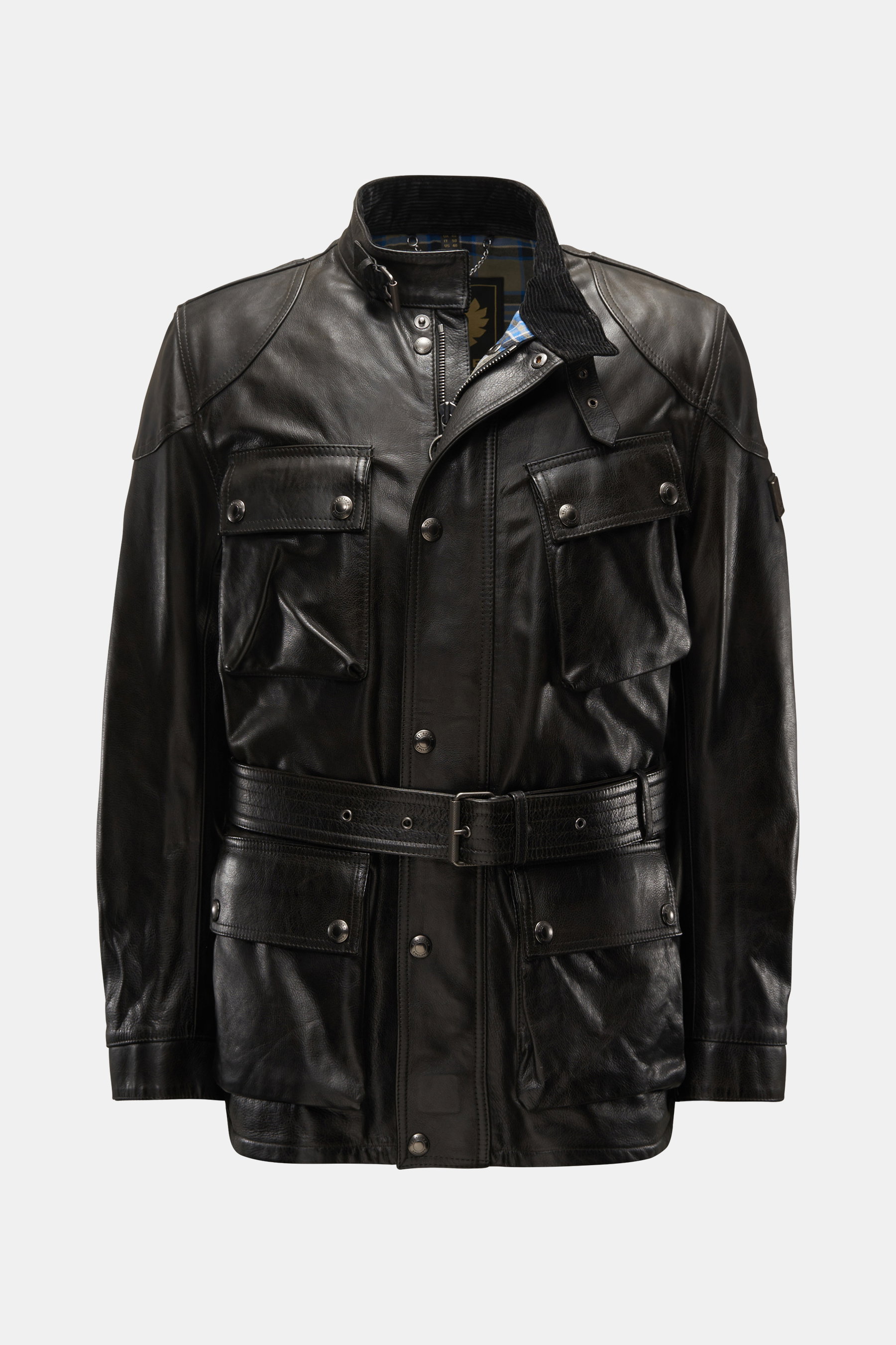 Belstaff Lederjacke 'Trialmaster Panther' schwarz