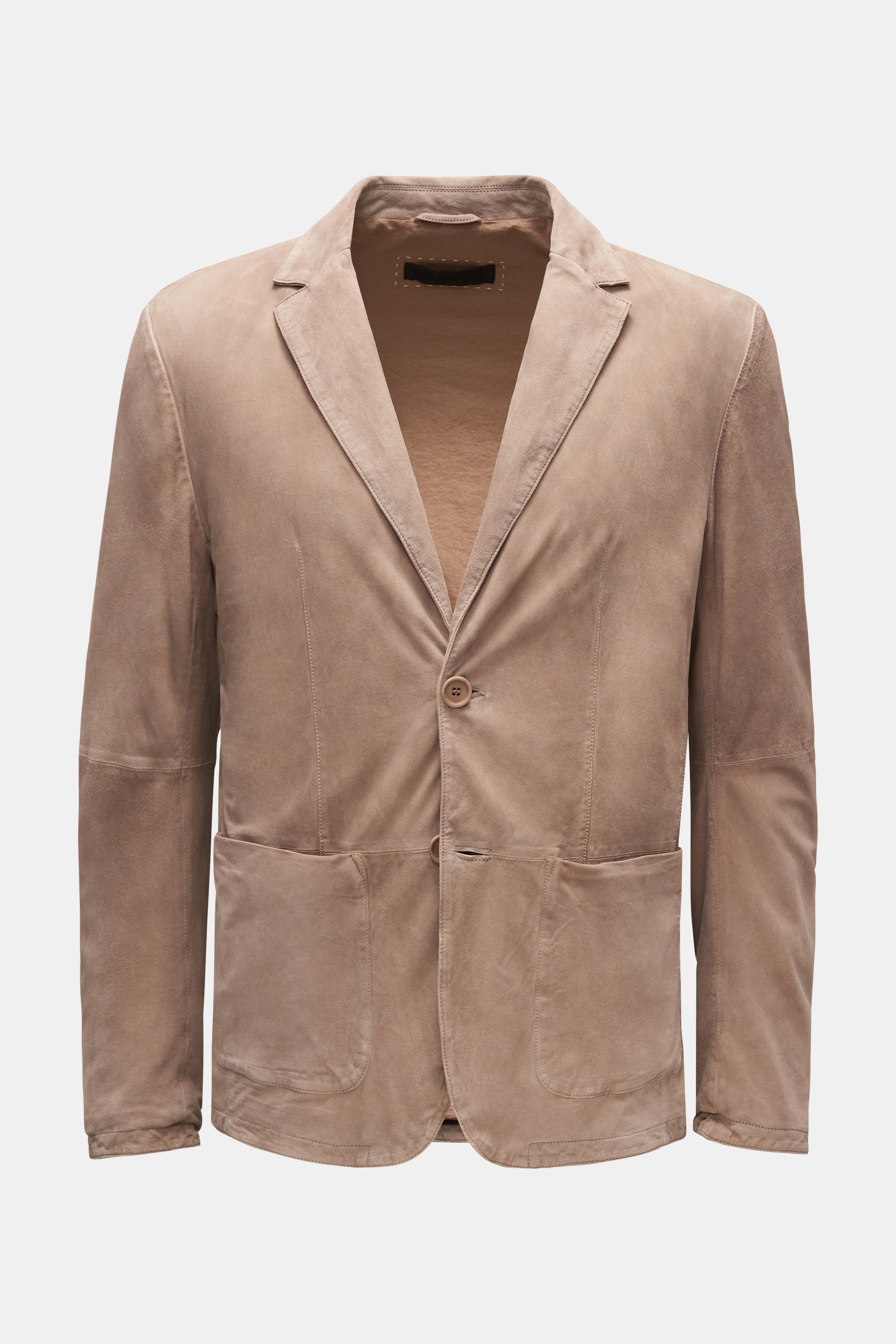 GMS75 Velourslederjacke beige
