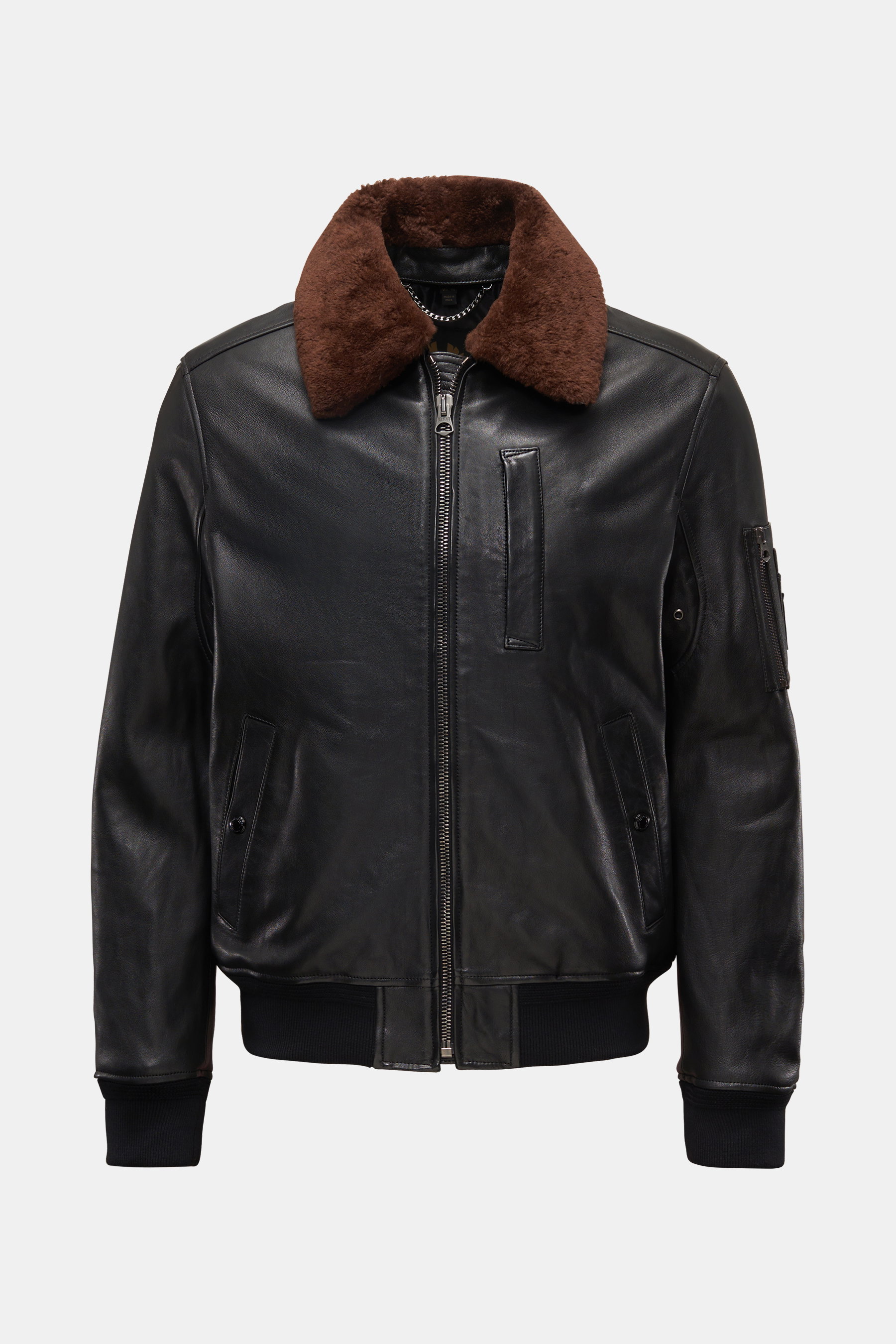 Belstaff Lederblouson 'Alstone' schwarz