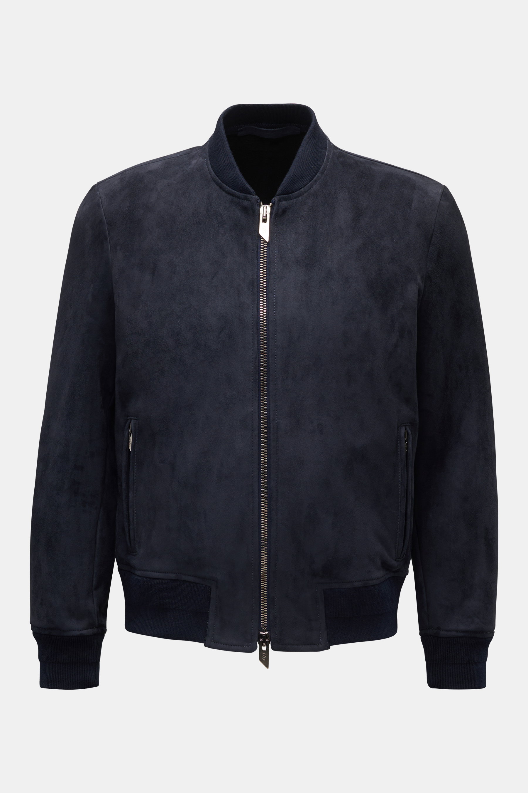 Salvatore Santoro Veloursleder-Blouson navy