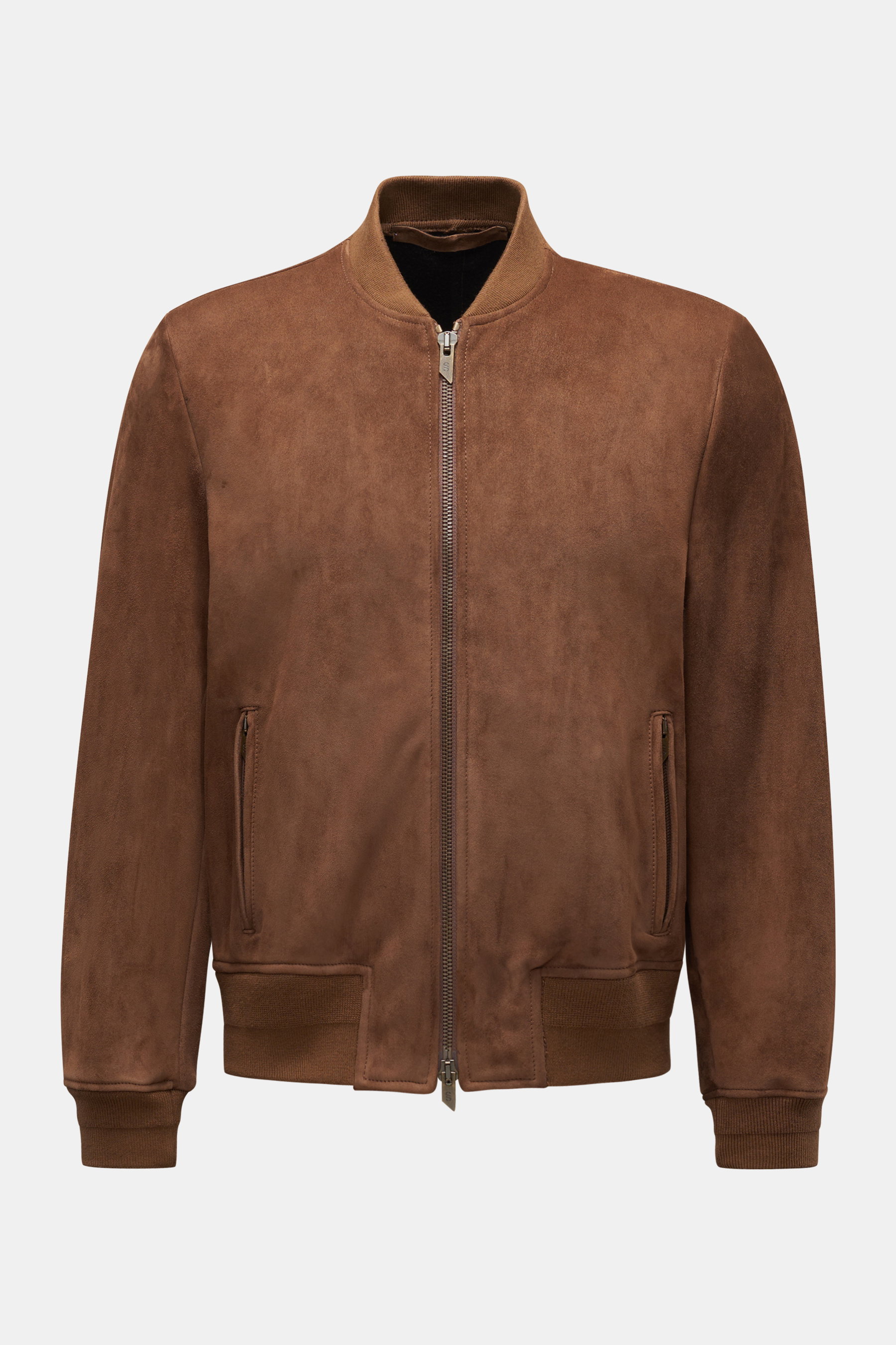 Salvatore Santoro Veloursleder-Blouson braun