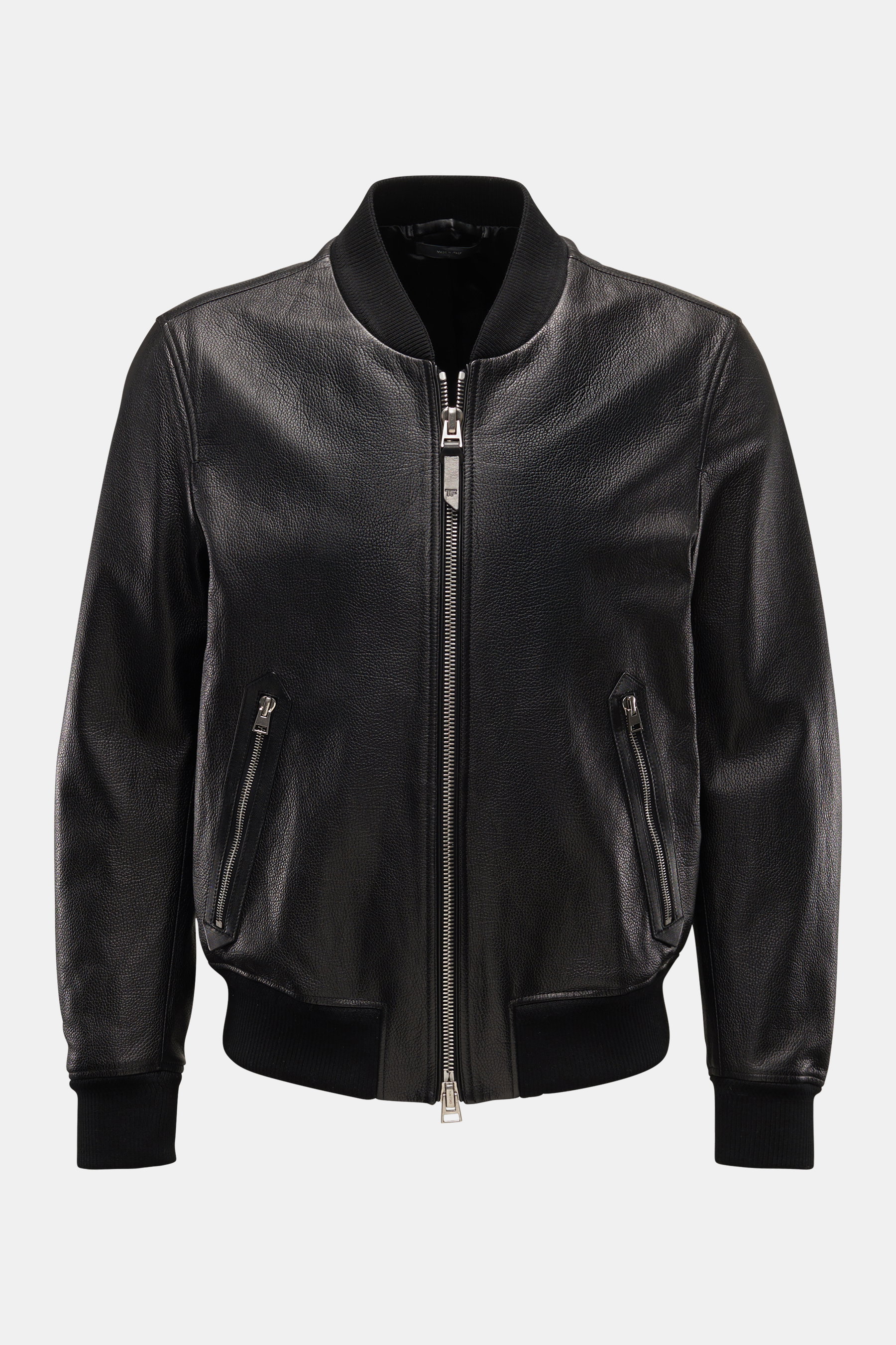 Tom Ford Lederblouson schwarz