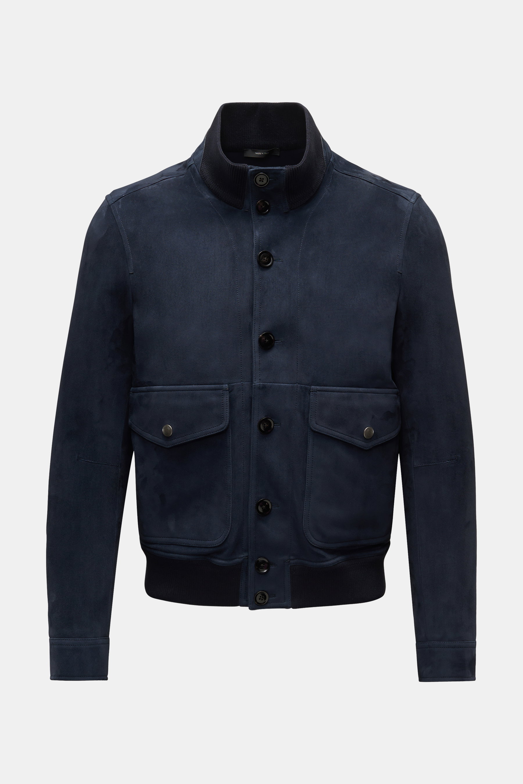 Tom Ford Veloursleder-Blouson navy