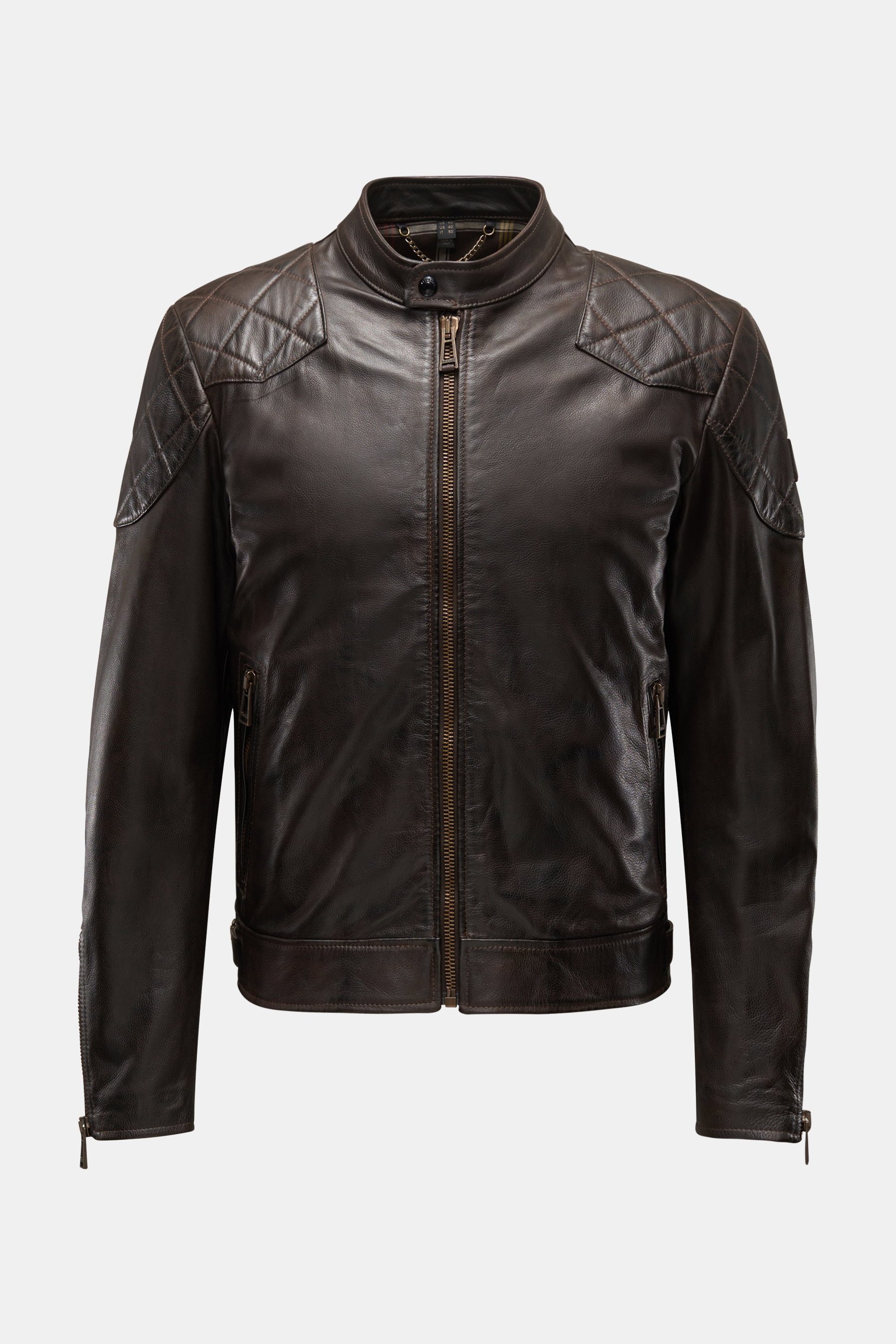 Belstaff Lederjacke 'Legacy Outlaw' dunkelbraun