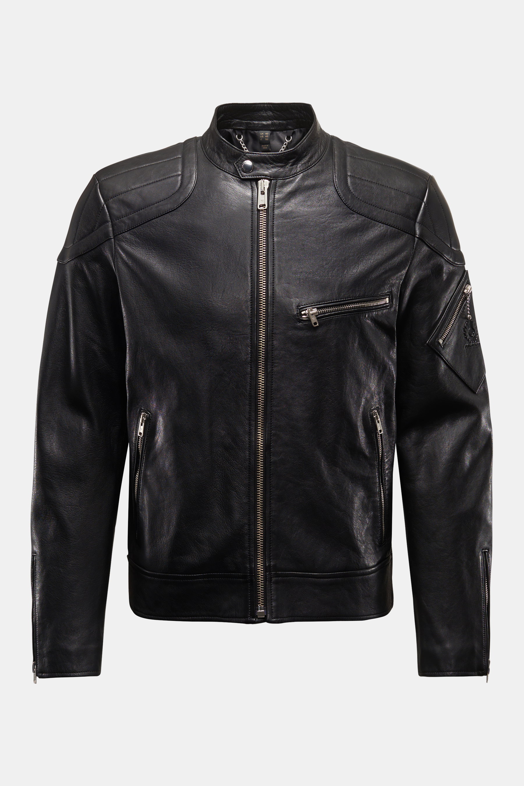 Belstaff Lederjacke 'T-Racer' schwarz