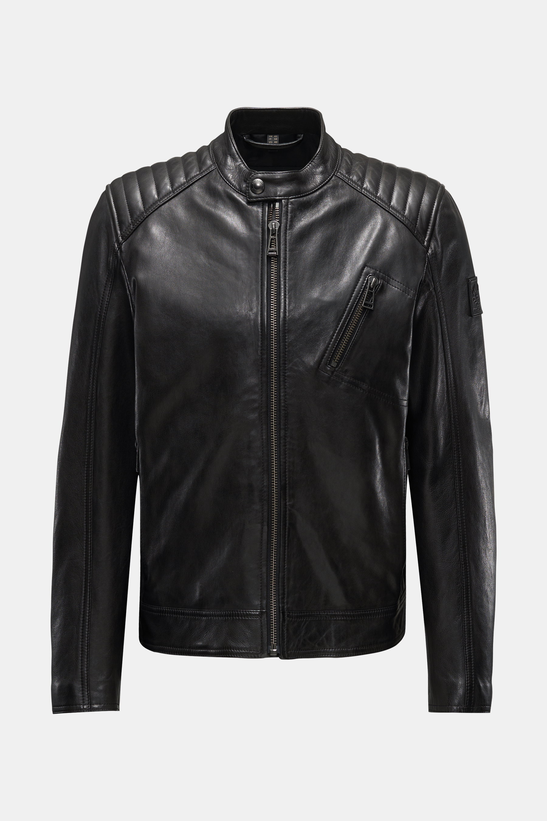 Belstaff Lederjacke 'V Racer 2.0' schwarz