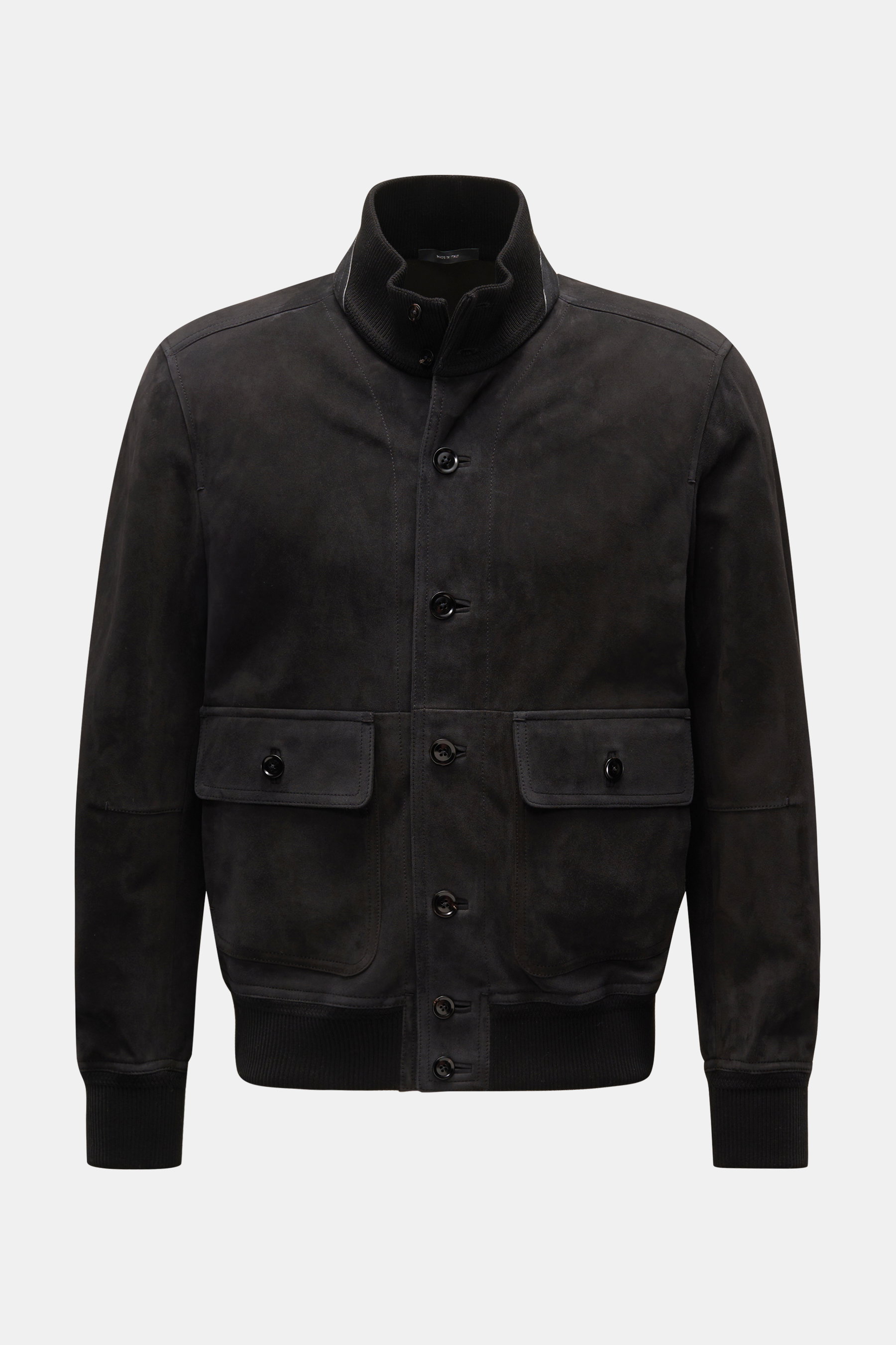 Tom Ford Veloursleder-Blouson schwarz