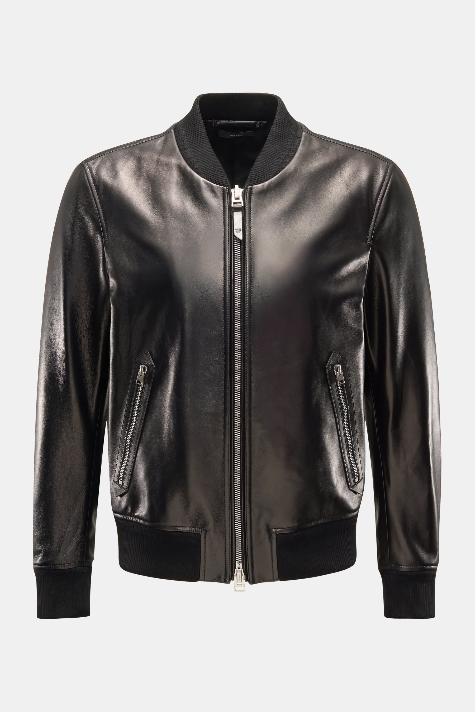 Tom Ford Lederblouson schwarz
