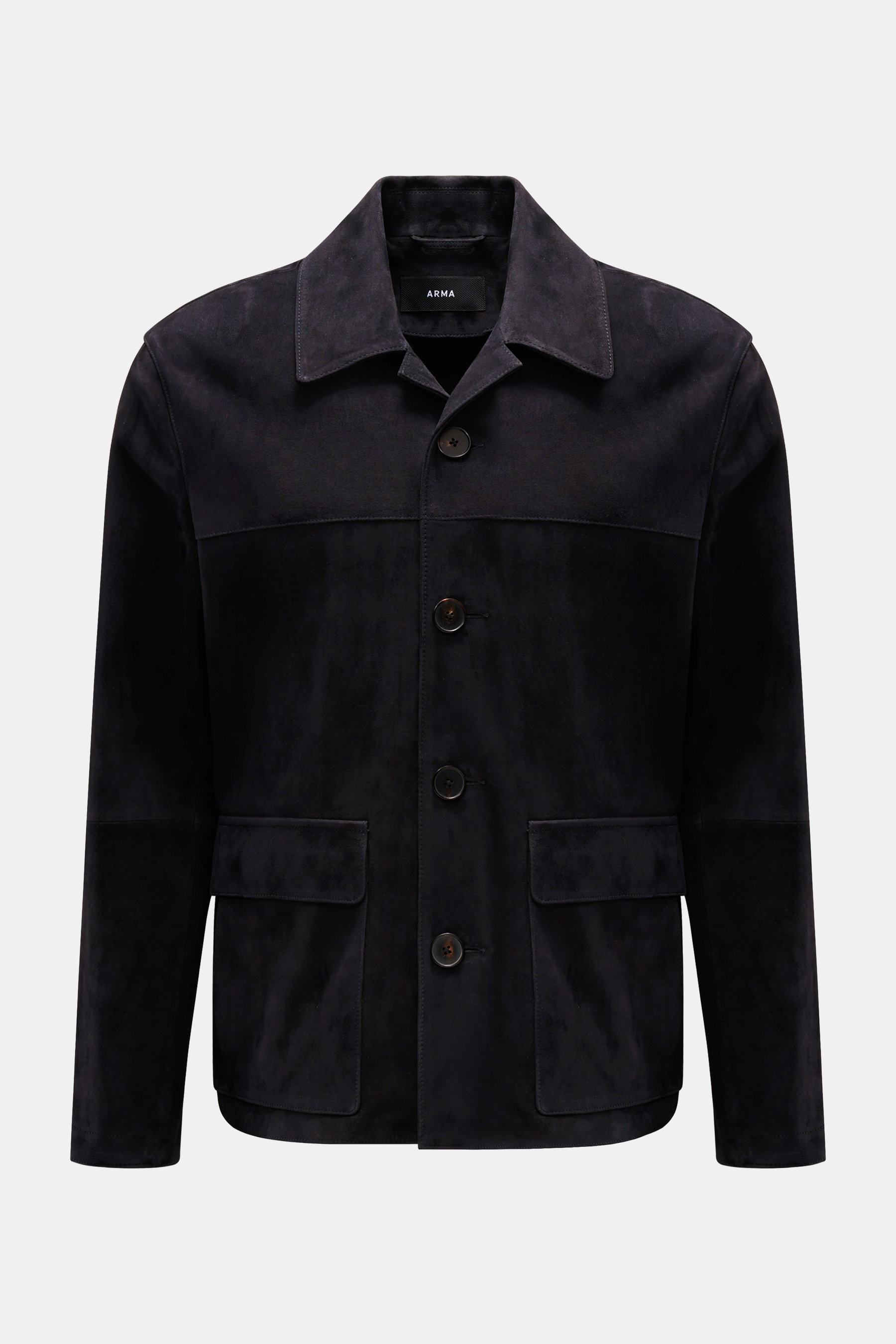 Arma Velourslederjacke 'Glaze' dark navy