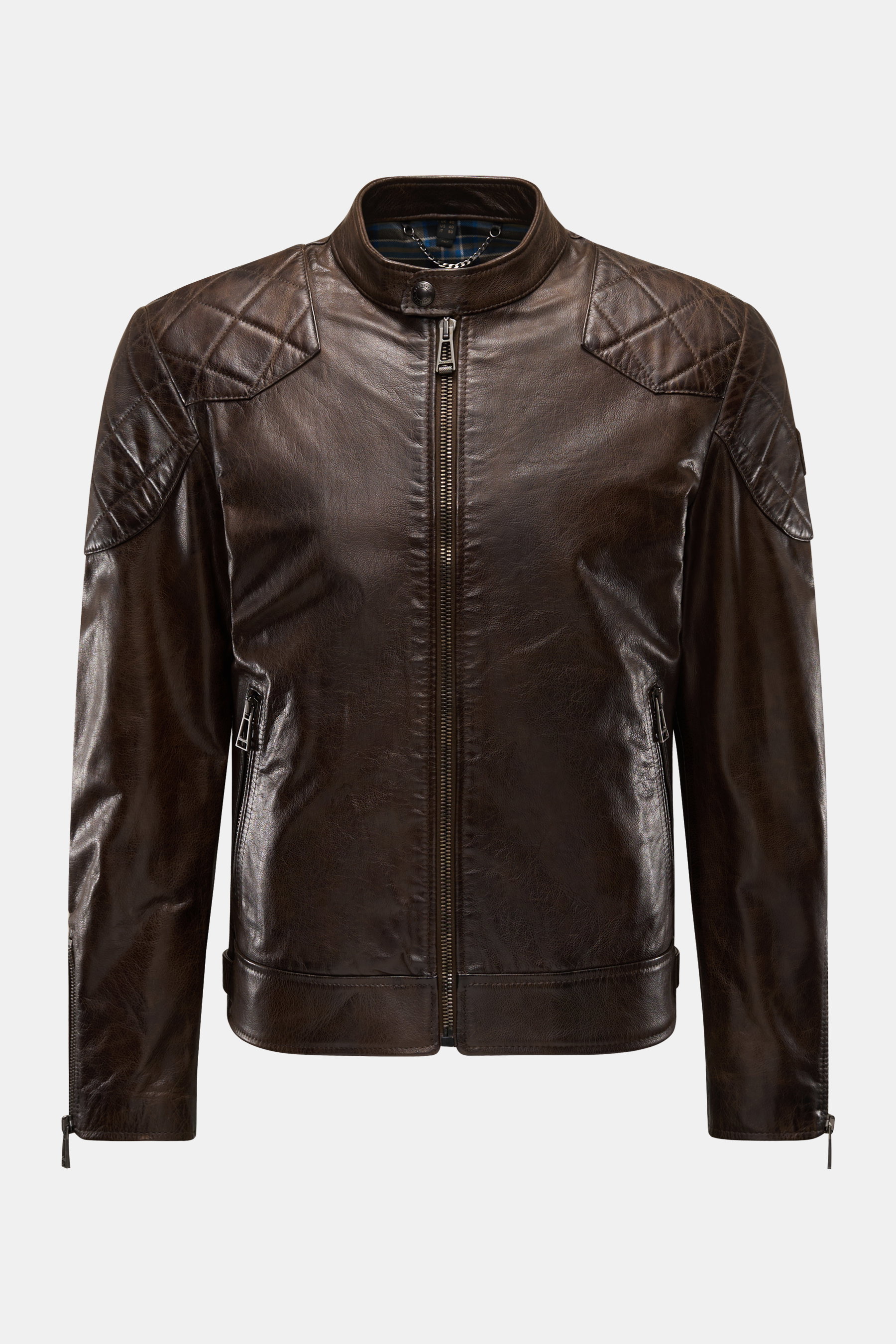Belstaff Lederjacke 'Outlaw' dunkelbraun