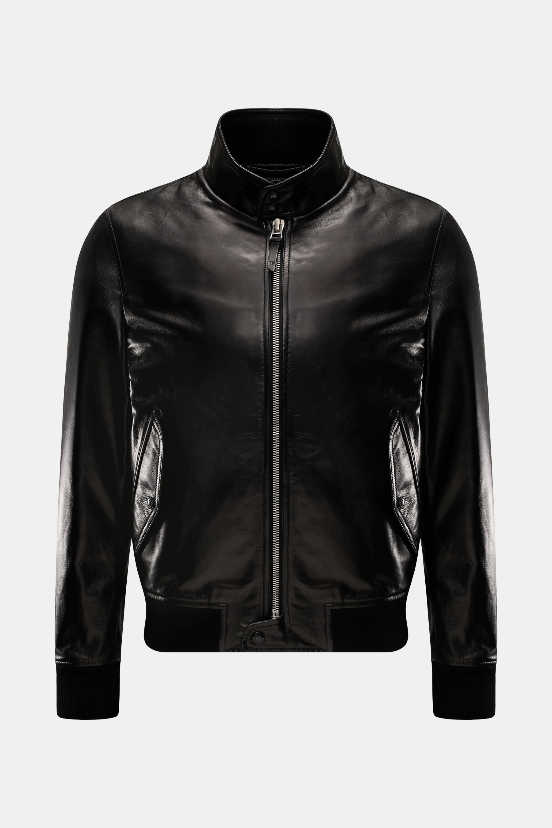 Tom Ford Lederblouson schwarz