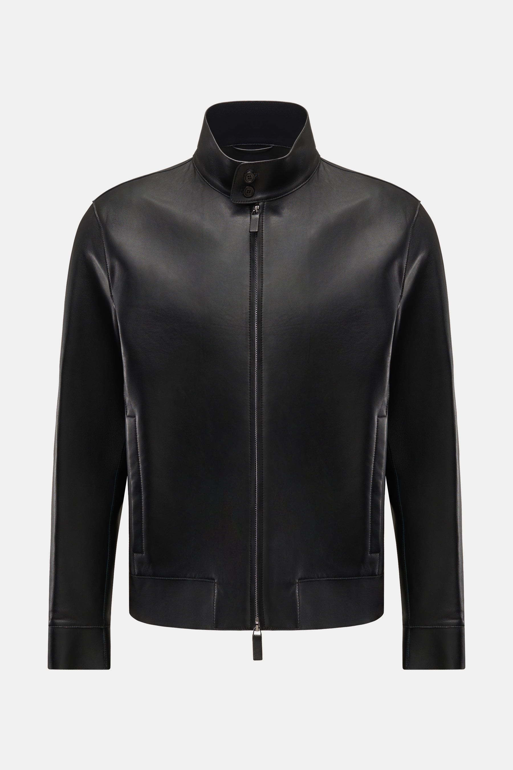 Emporio Armani Lederjacke schwarz