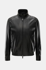 Emporio Armani Lederblouson schwarz