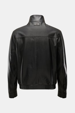 Emporio Armani Lederblouson schwarz