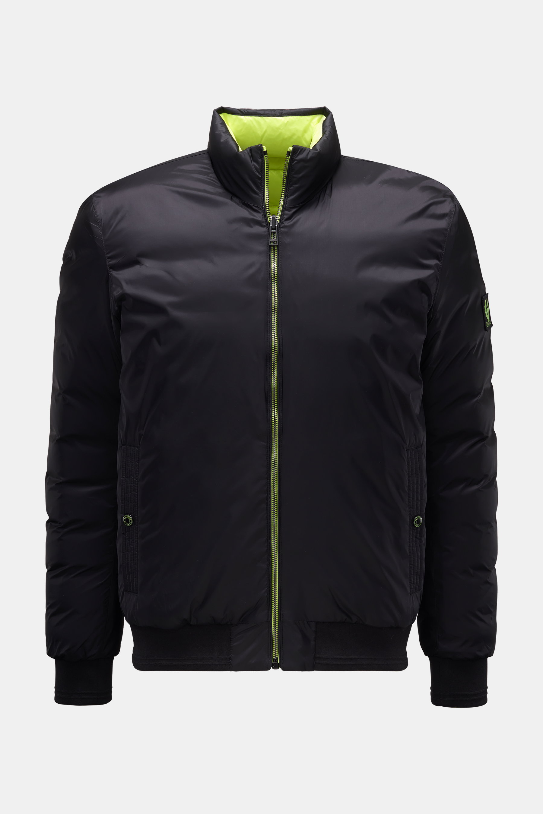 Belstaff Wende-Daunenblouson 'Reversible Flash Circuit' schwarz/neongelb