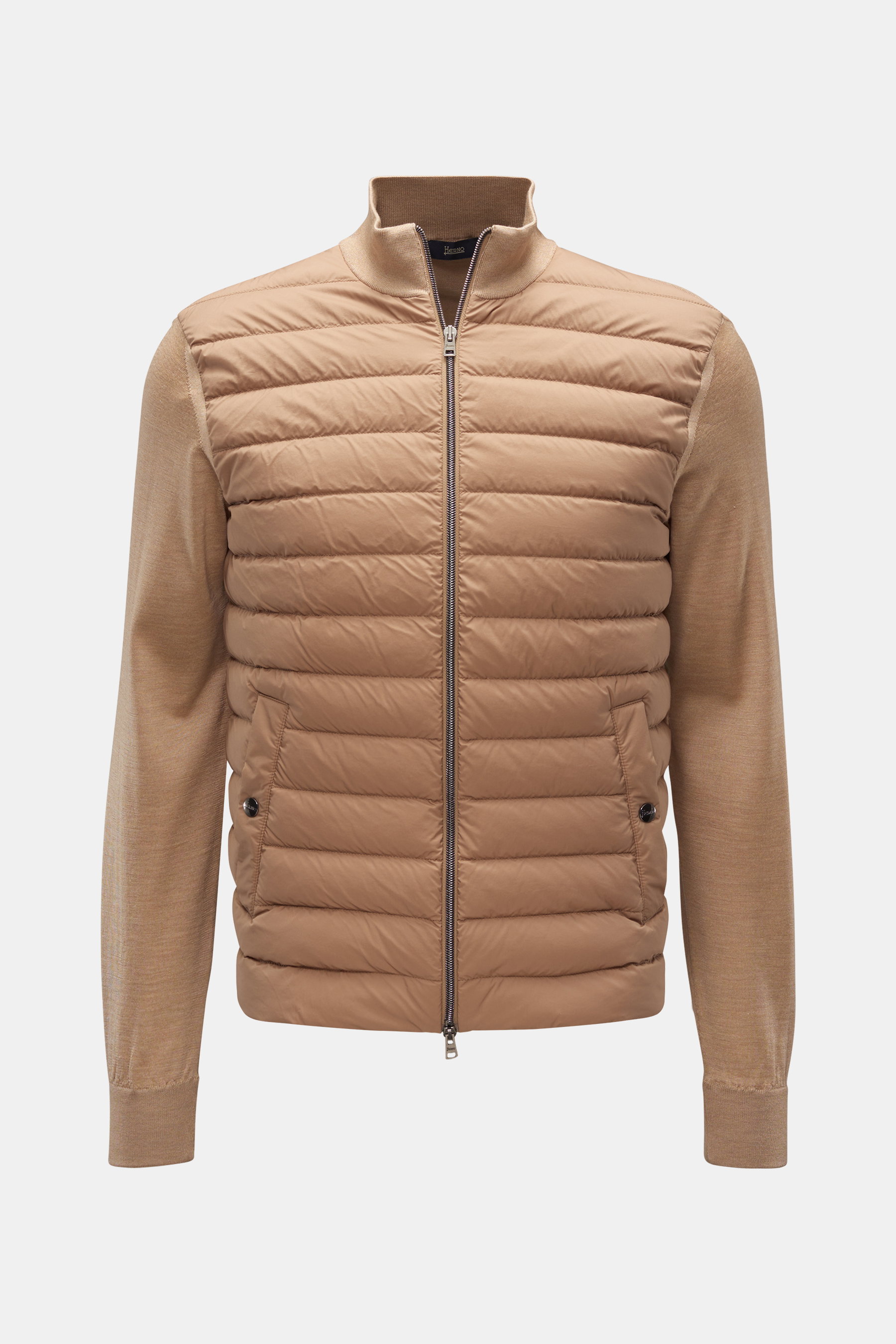 Herno Strickjacke hellbraun