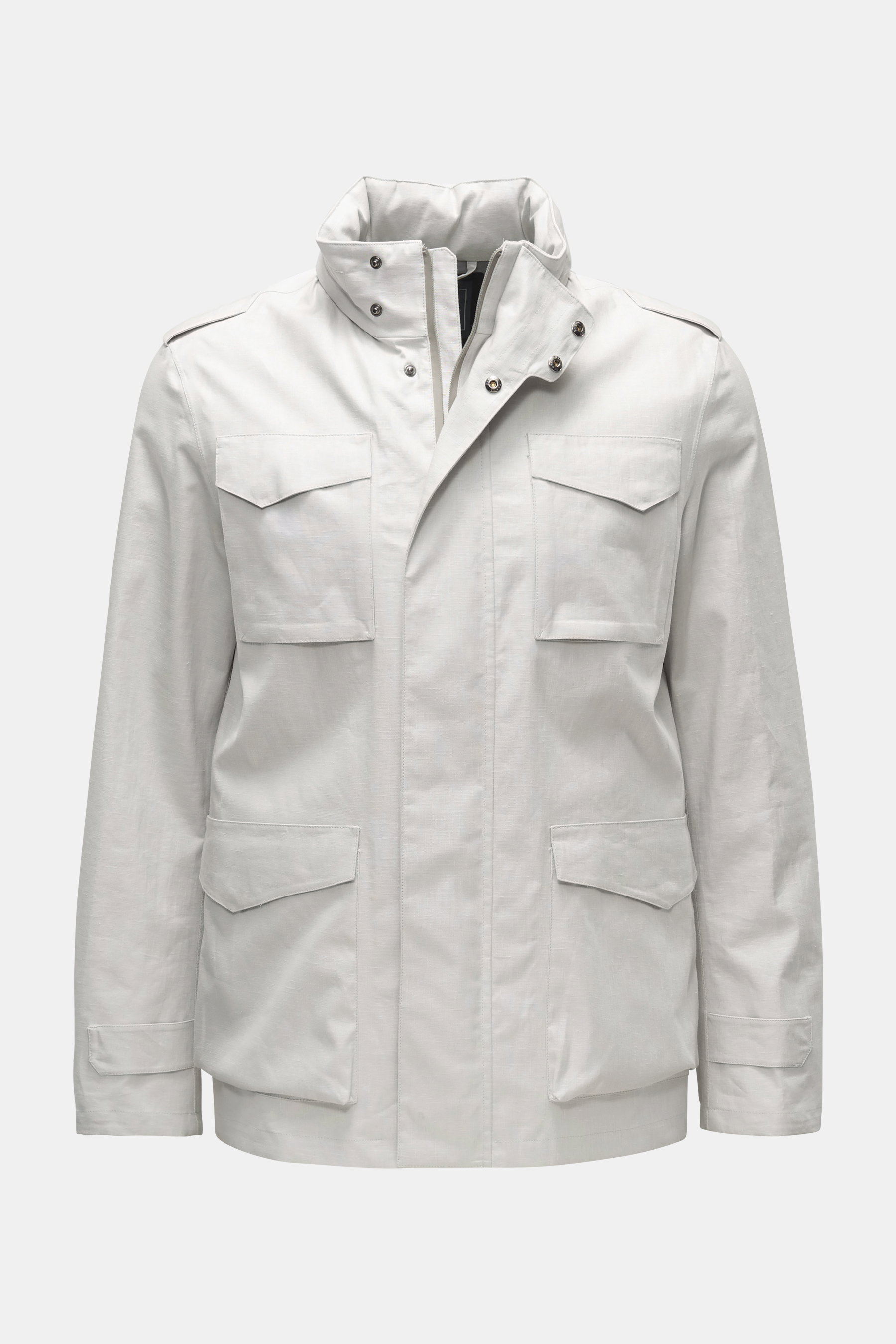Herno Laminar Leinenjacke hellgrau