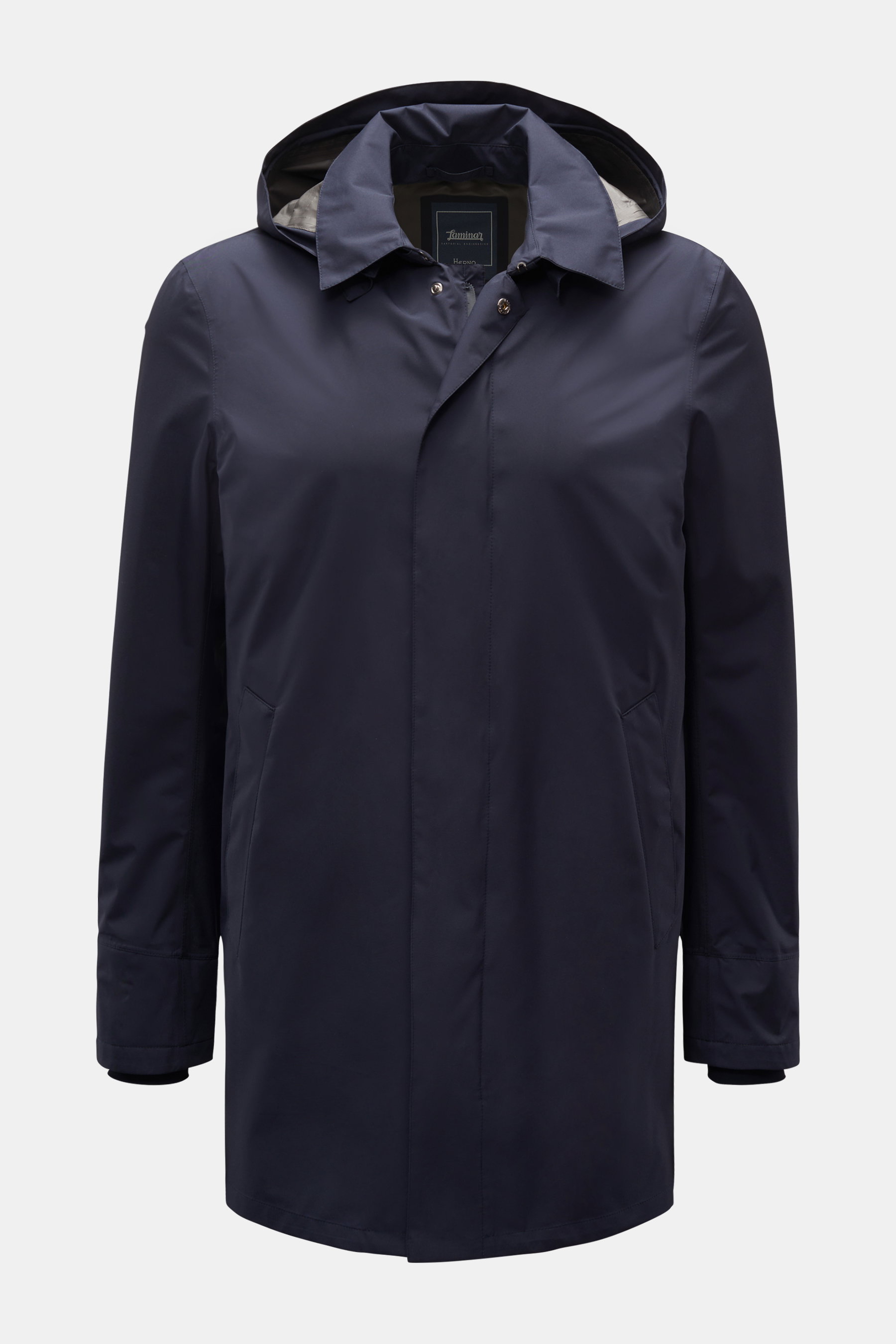 Herno Laminar Kurzmantel navy