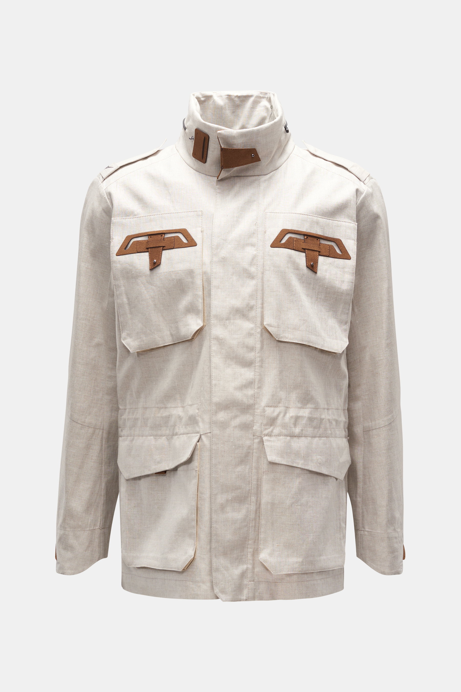 Sease Leinen Field Jacket 'Endurance' beige