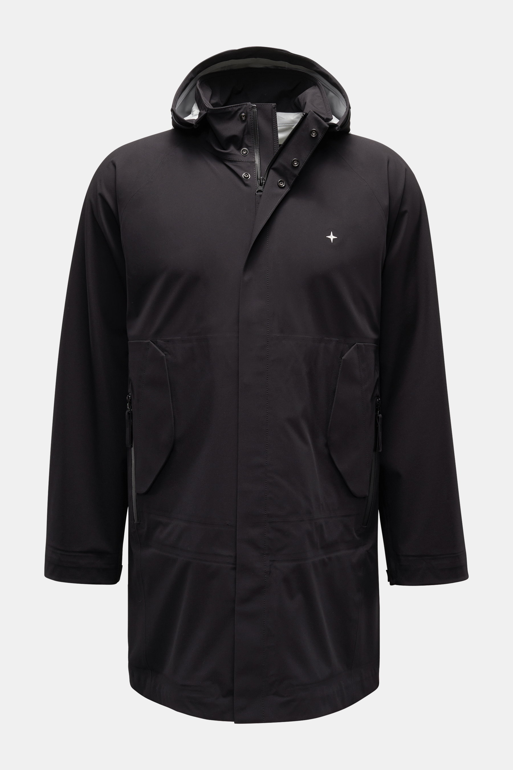 Stone Island Parka '3L Bio-Based Nylon S.I. Stellina' black