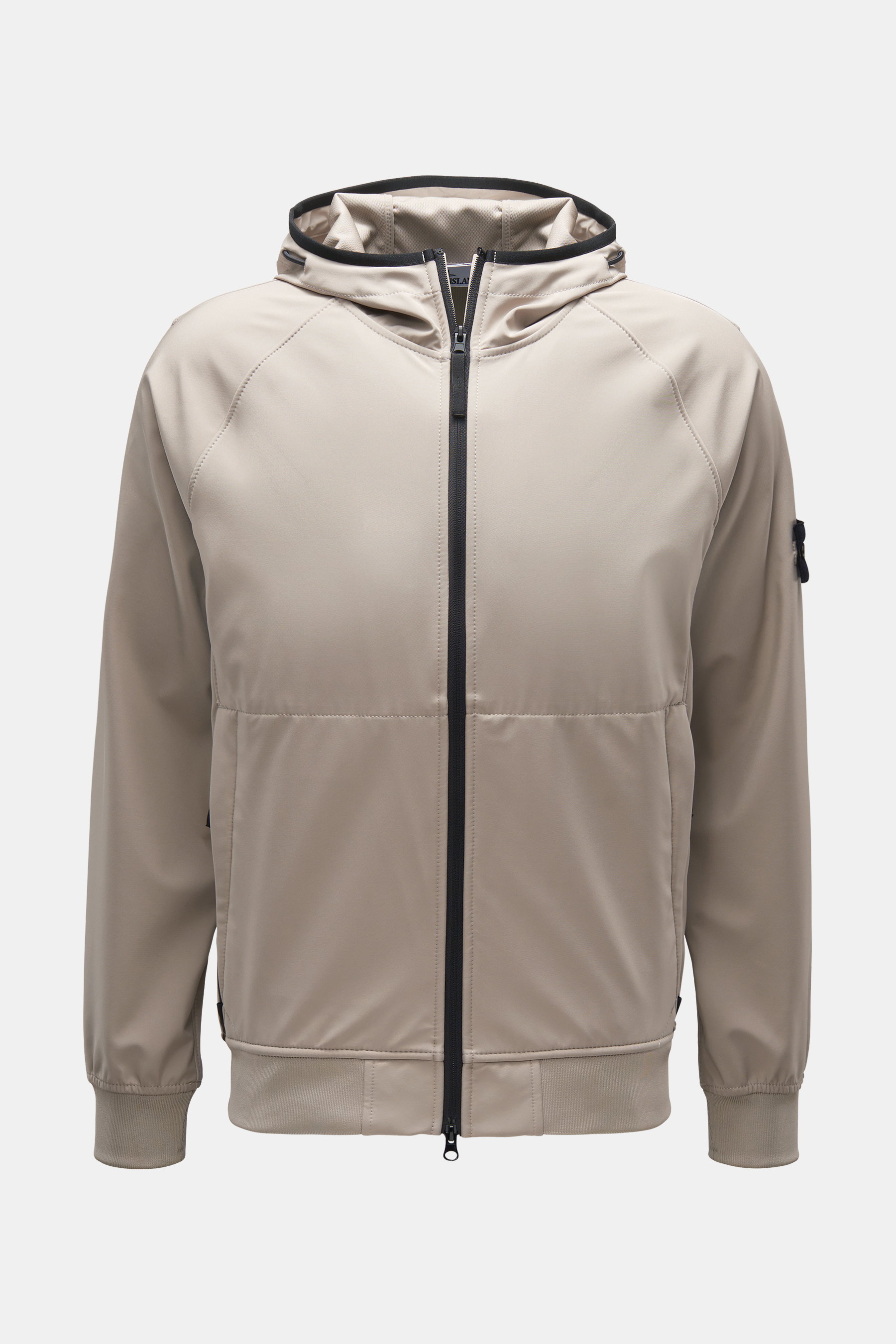 Stone Island Softshell-Blouson 'Light Soft Shell-R e.dye Technology' beige