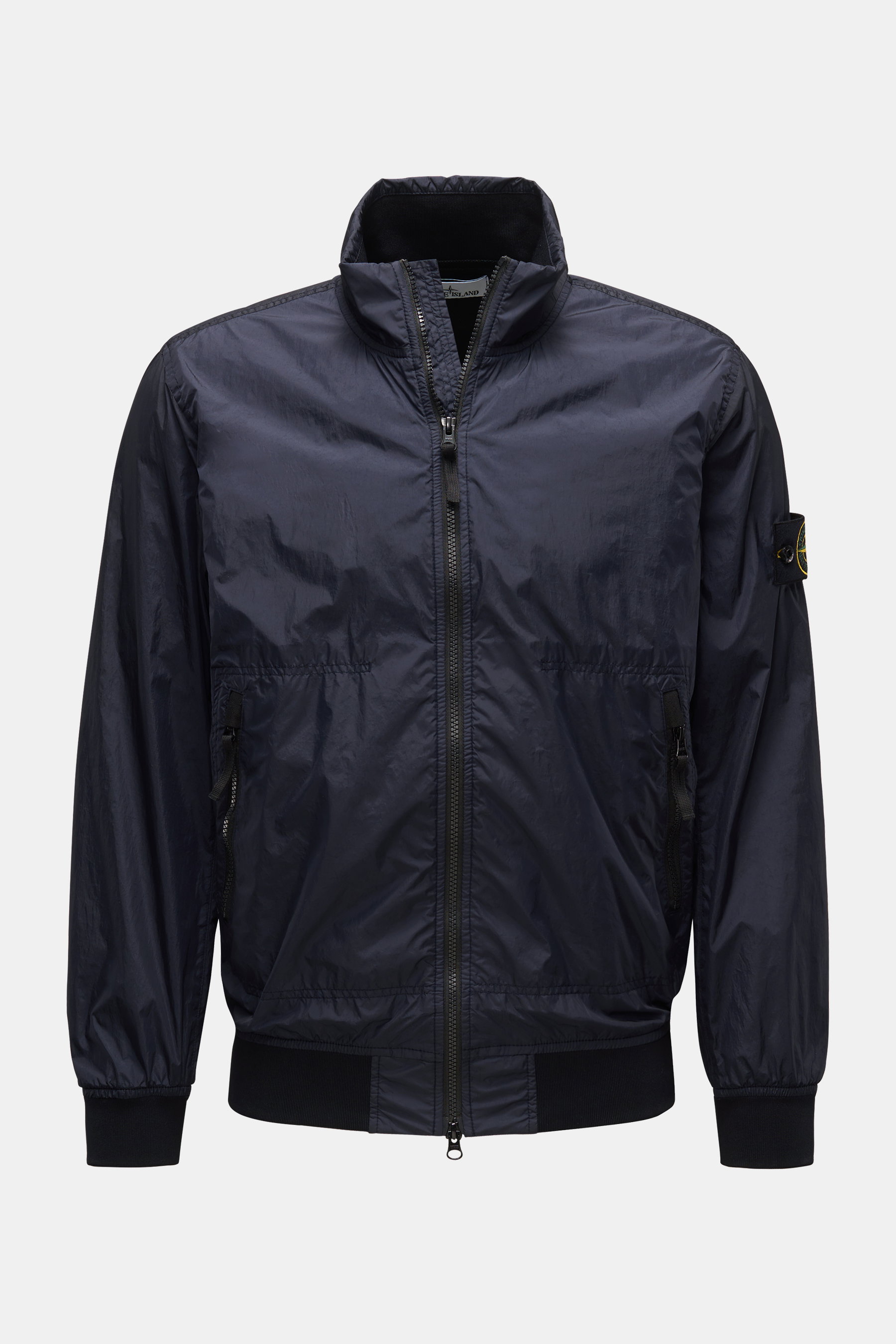 Stone Island Blouson 'Garment Dyed Crinkle Reps NY' navy