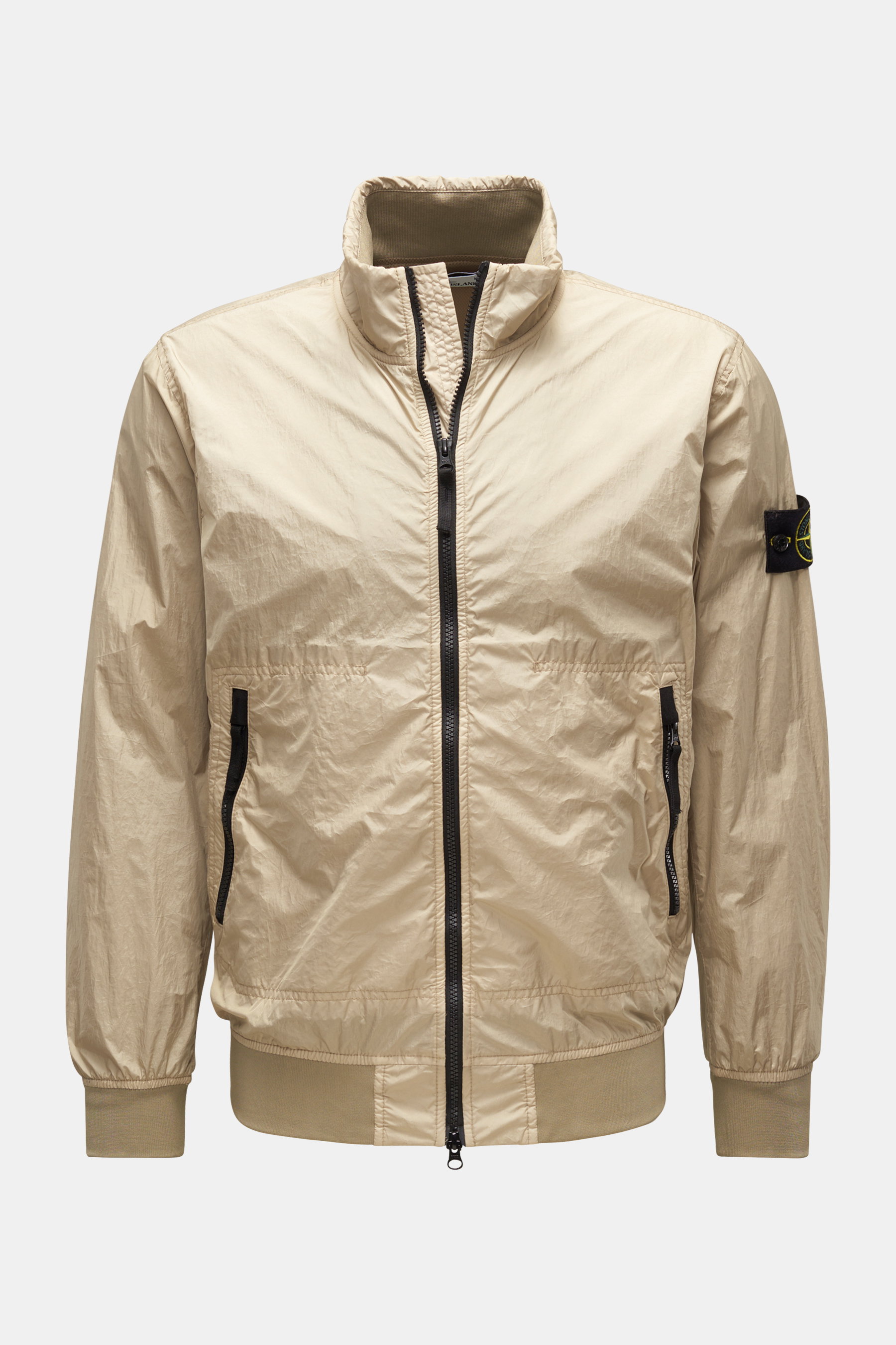Stone Island Blouson 'Garment Dyed Crinkle Reps NY' beige