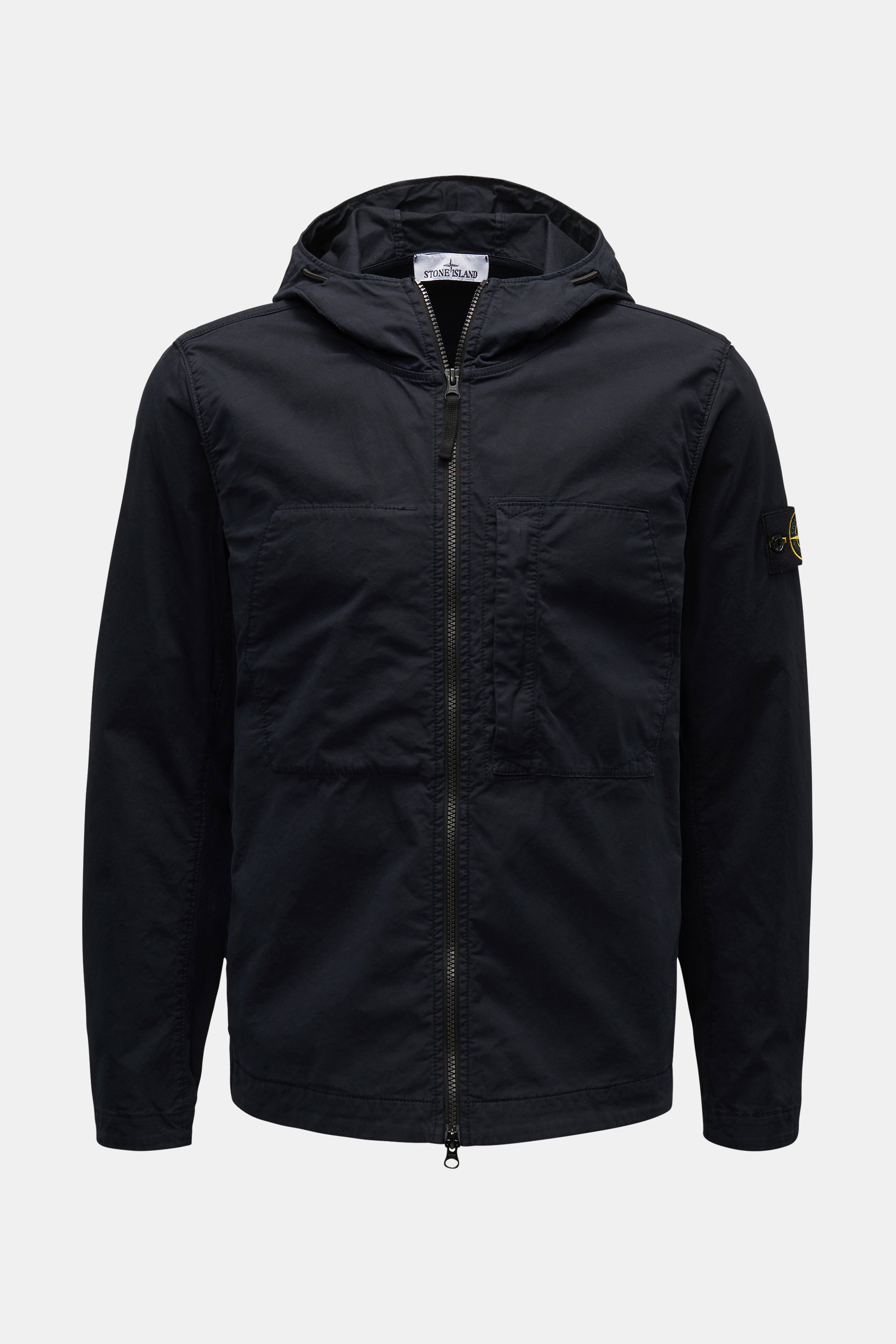 STONE ISLAND jacket 'Supima Cotton Twill Stretch-TC' navy