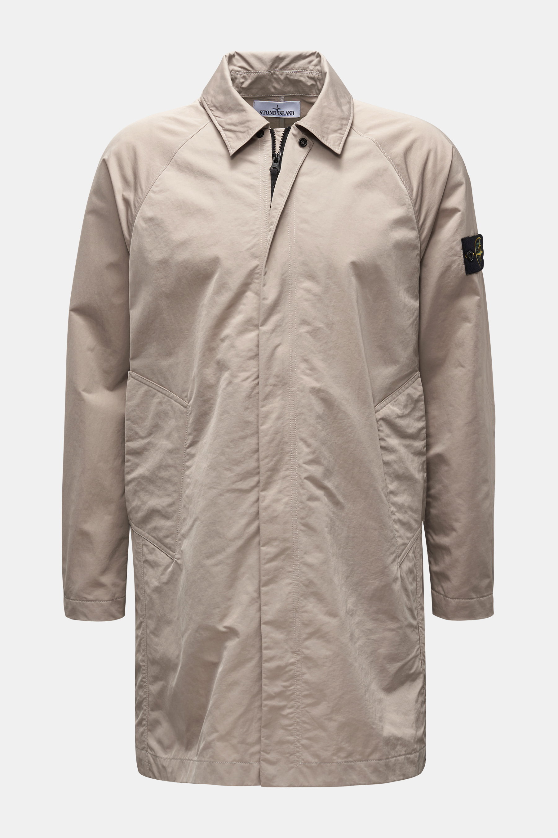 Stone Island Kurzmantel 'Hyper Dense Nylon Raso' beige