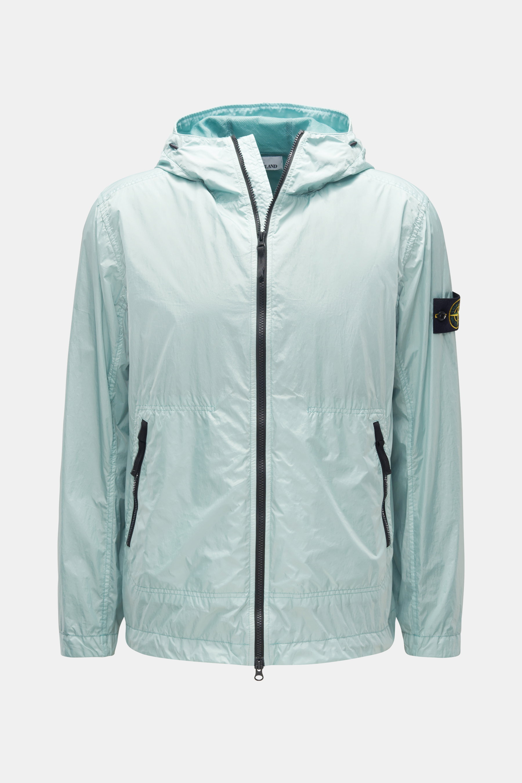 Stone Island Jacket 'Garment Dyed Crinkle Reps NY' mint green