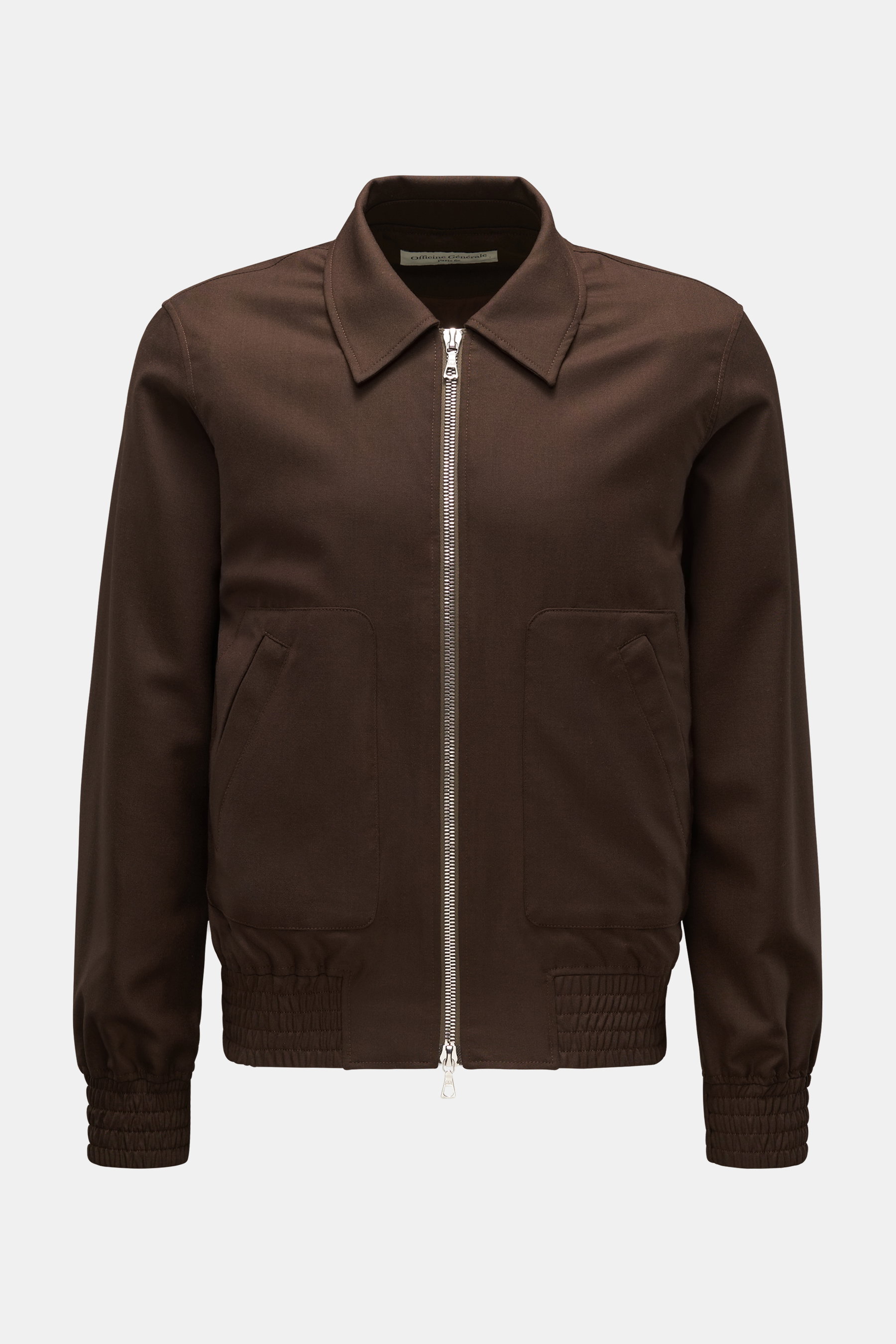 Officine Générale Wollblouson 'Marlon' braun