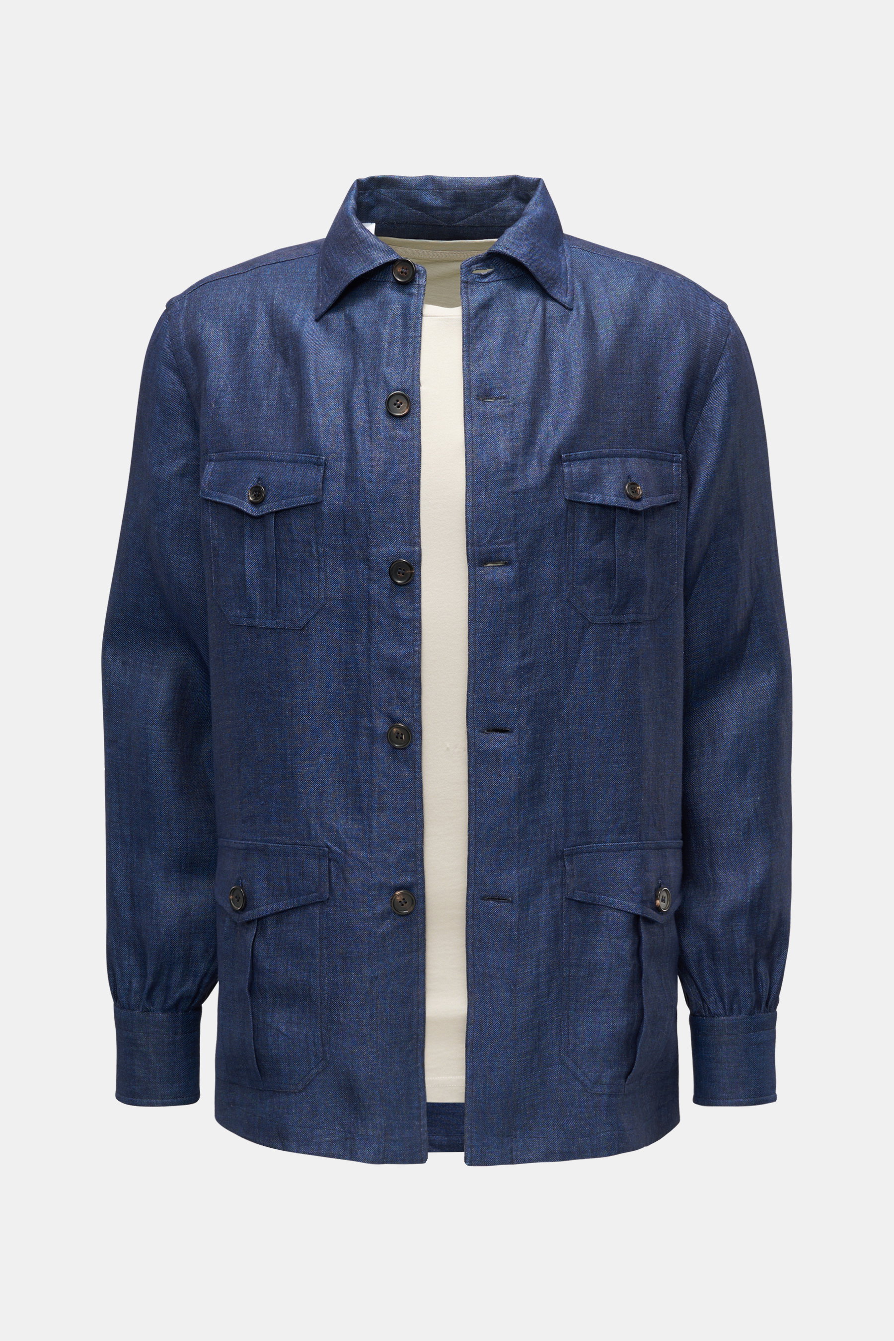 Eddy Monetti Overshirt navy