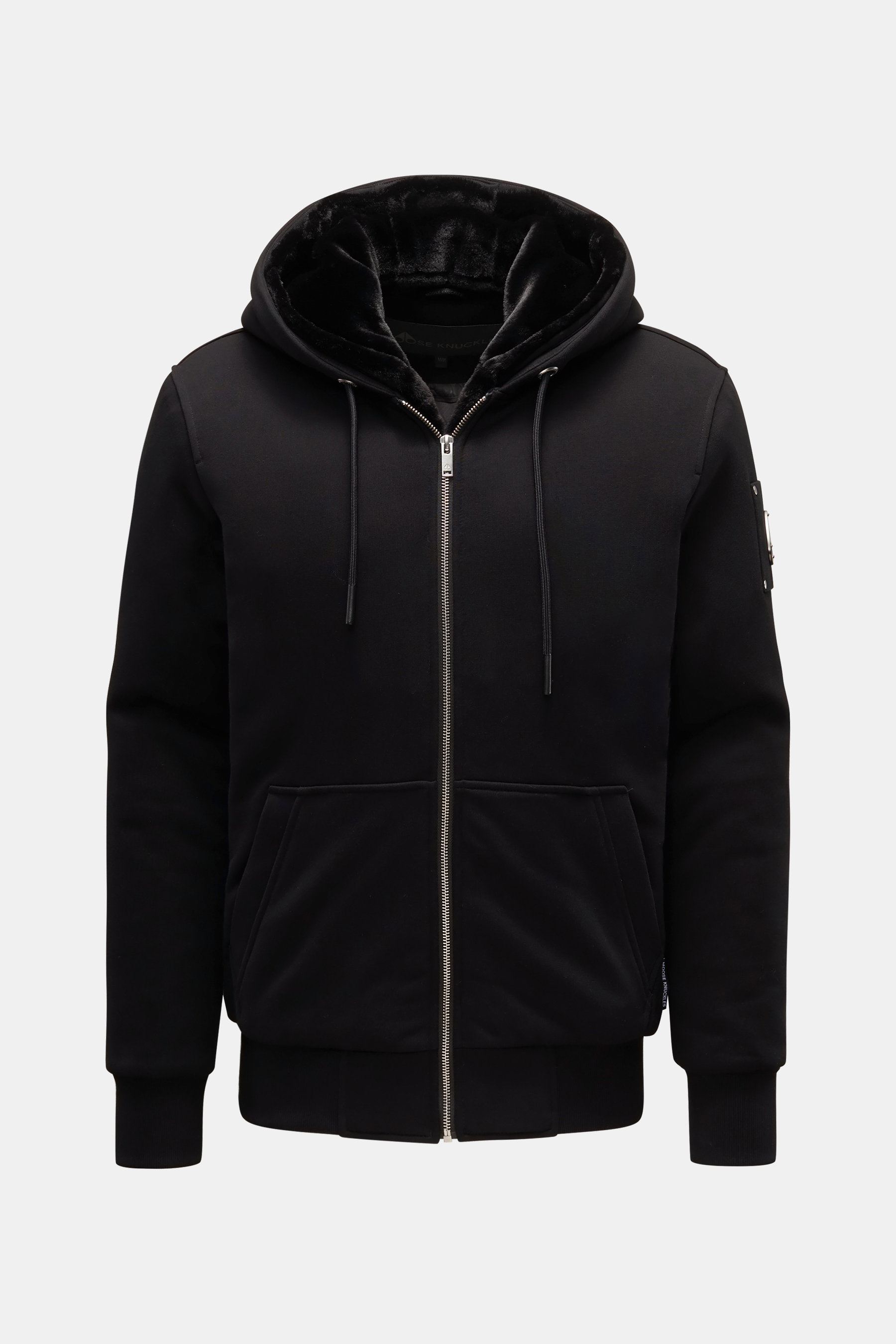 Moose Knuckles Sweatjacke 'Classic Bunny' schwarz