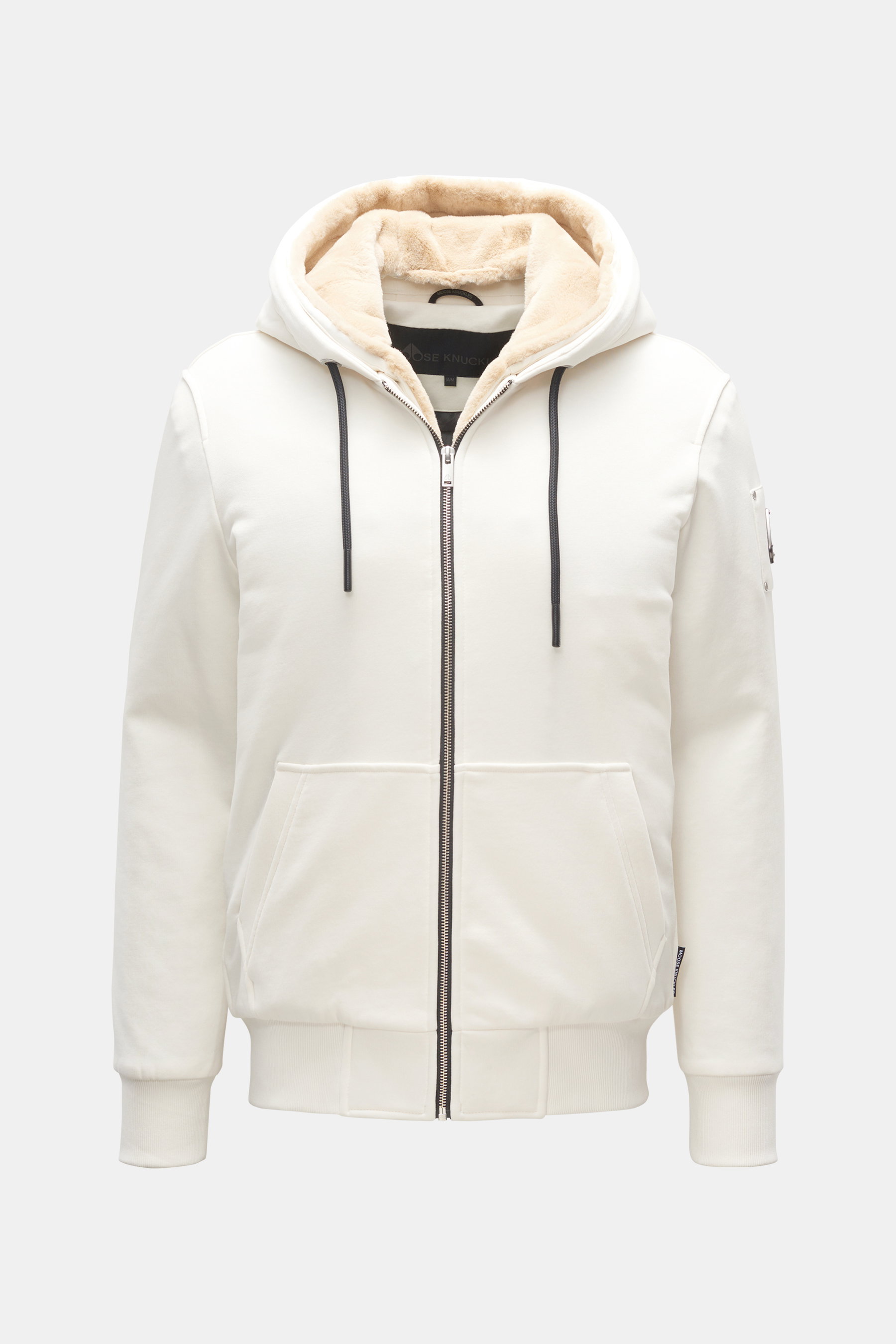 Moose Knuckles Sweatjacke 'Classic Bunny' creme